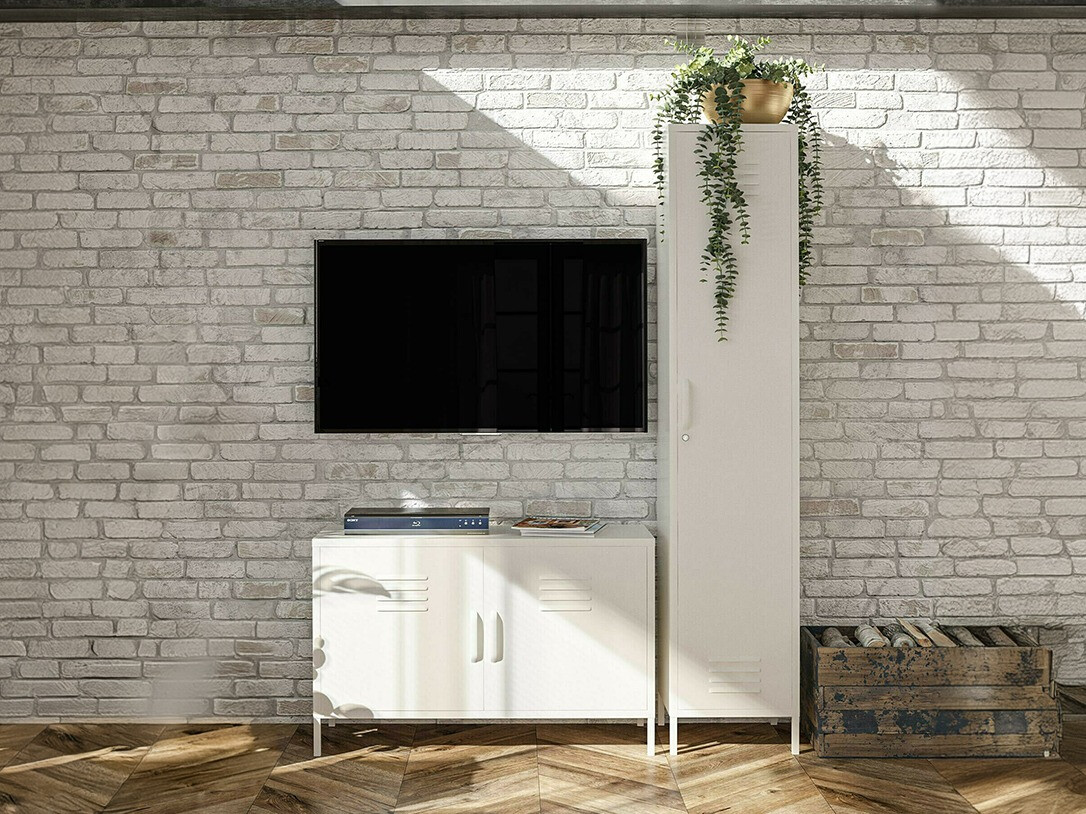 Viesistabas komplekts Ophfere 105 (Balts)