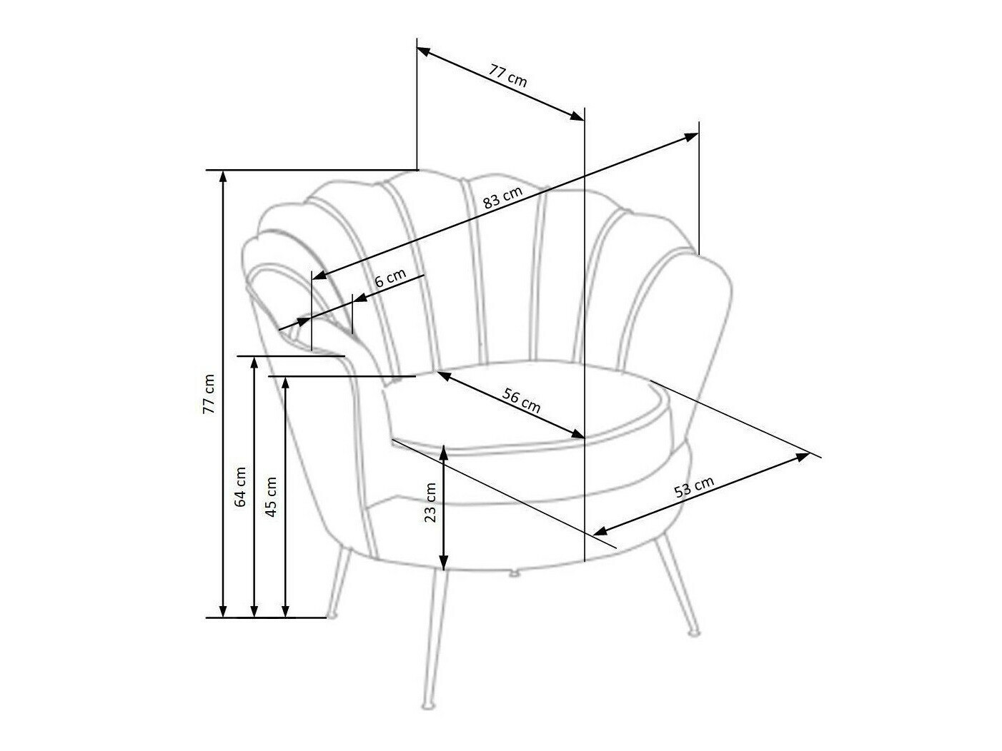 Кресло Houston 828 (Розовый)