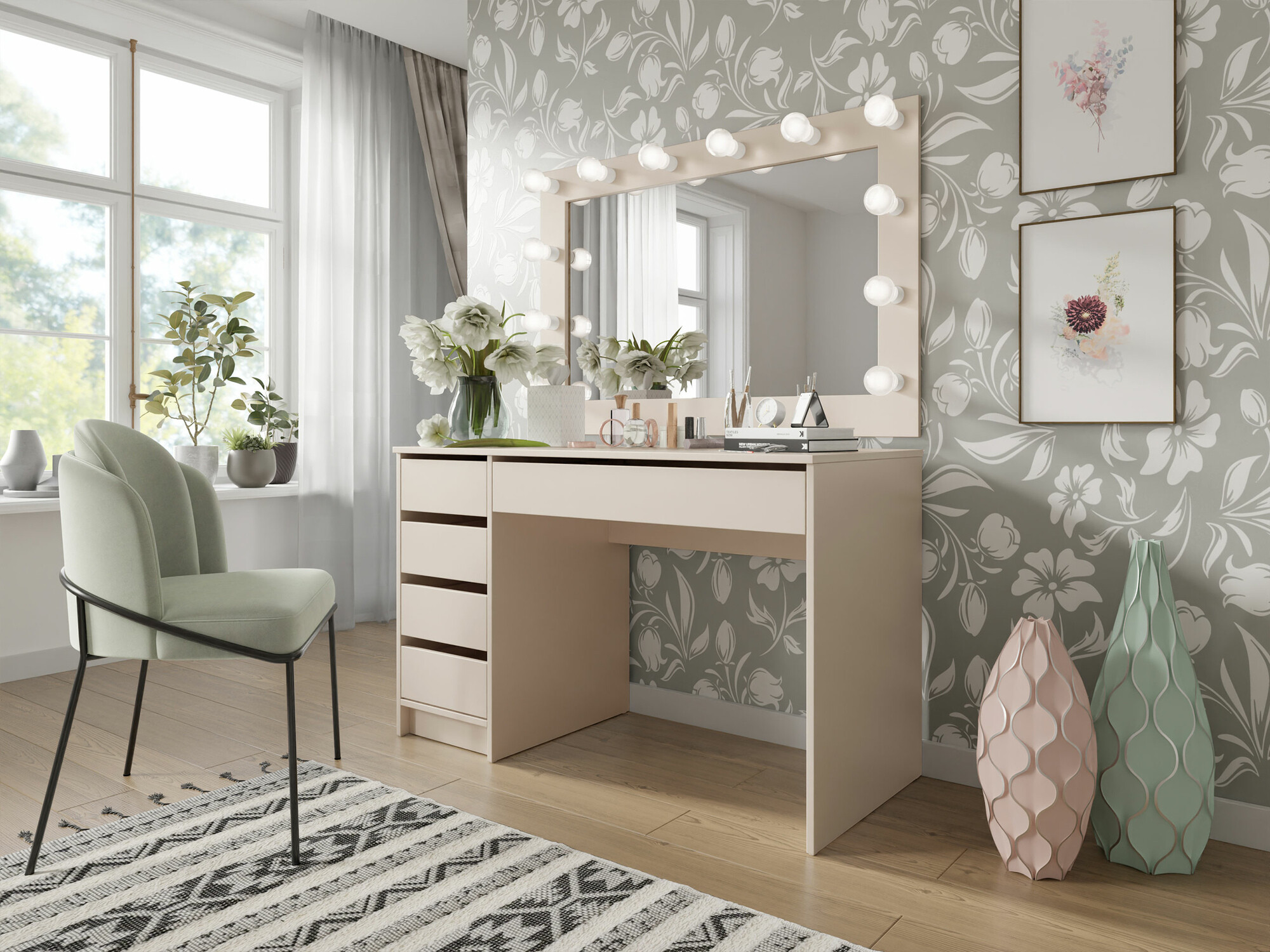 Письменный cтол Comfivo 312 (Бежевый)