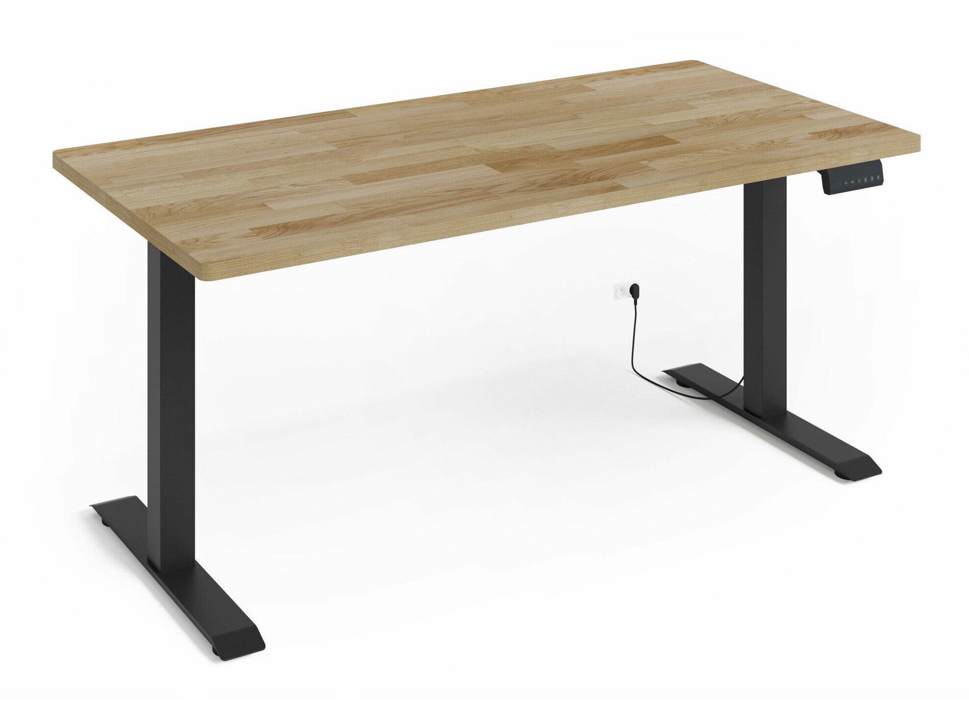 Rakstāmgalds ar regulējamu augstumu Buffalo 187 (Melns)