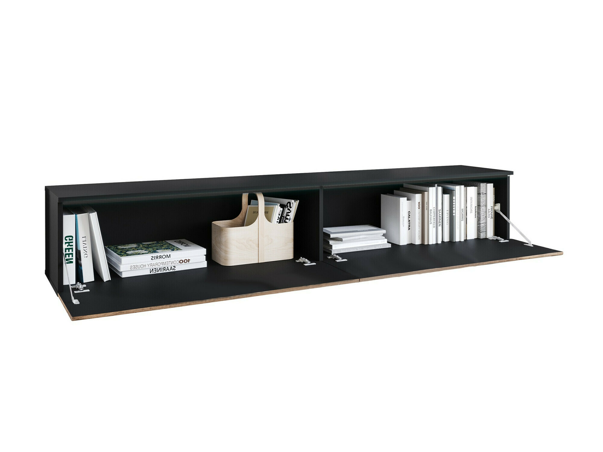 ТВ тумба Sarasota 166 (Графит + Дуб вотан)