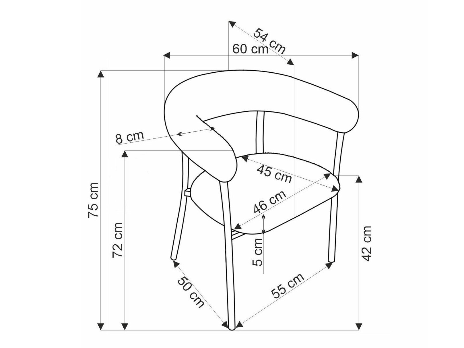 Ēdamistabas komplekts Houston 1839