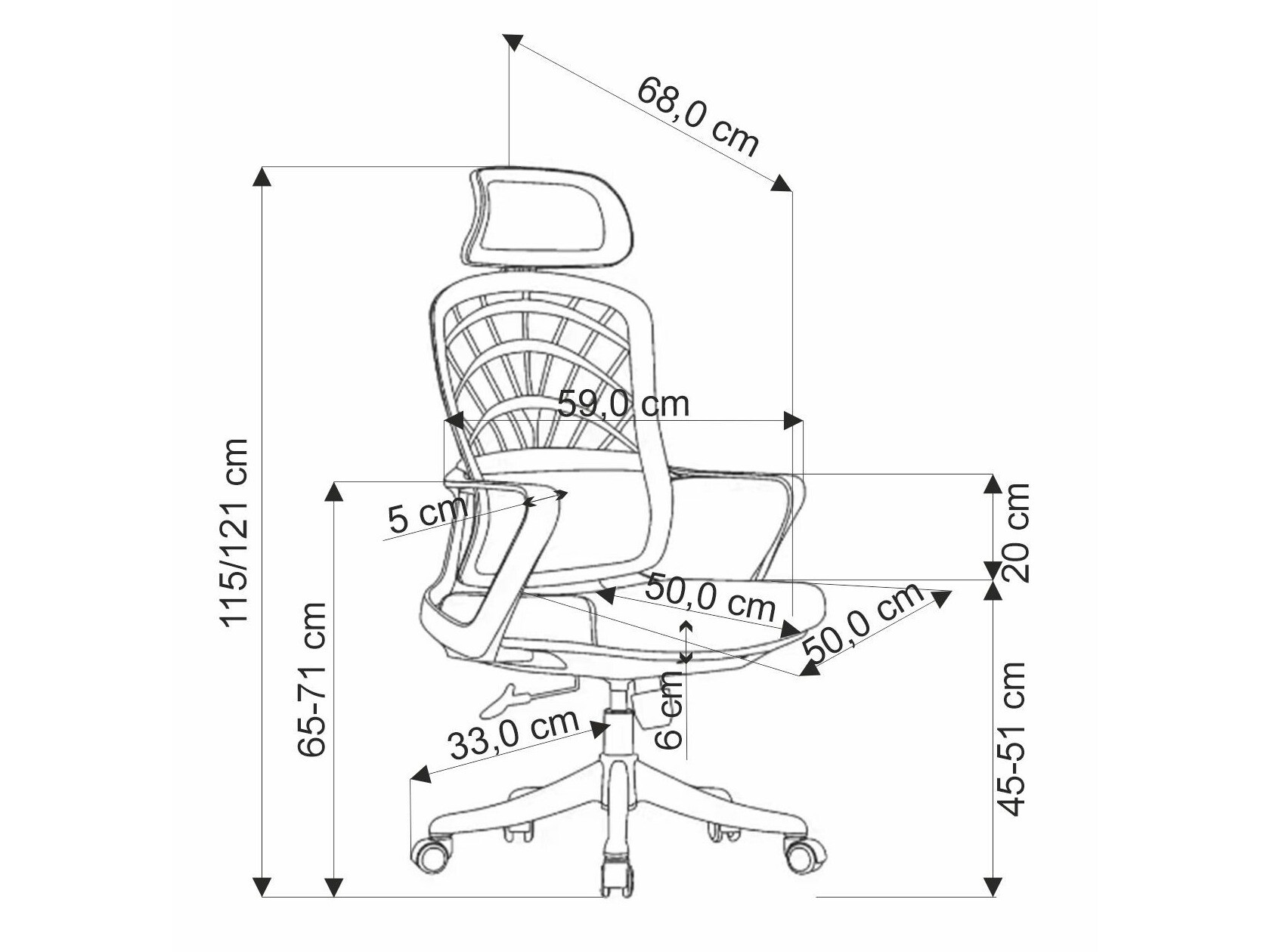Офисный стул Houston 1836