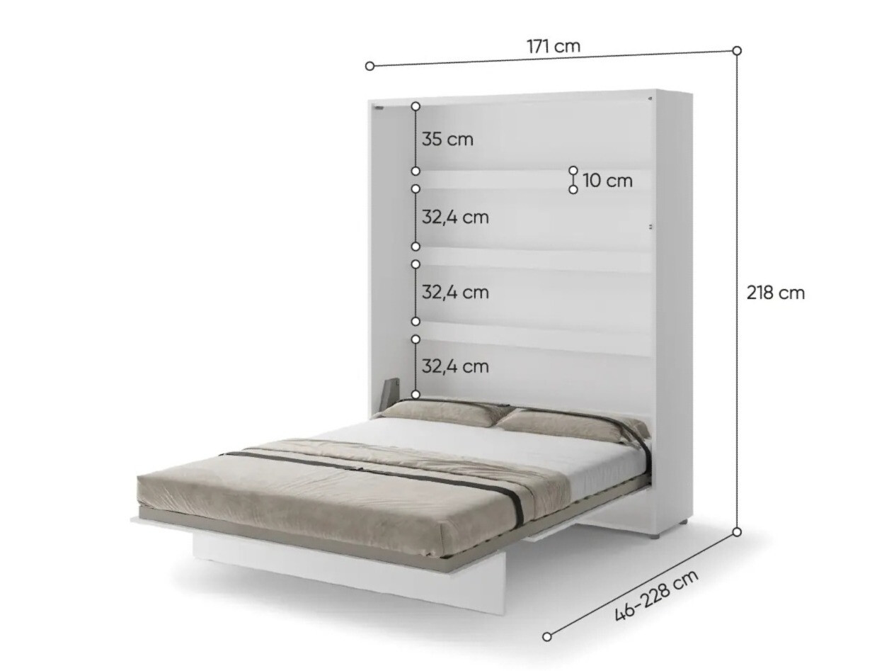 Siena gulta Concept Pro Lenart Levfere 102 (Balts + Glancēts balts)