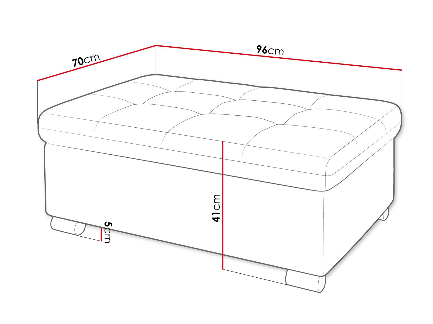 Мягкая скамья Comfivo 118 (Rico 12)