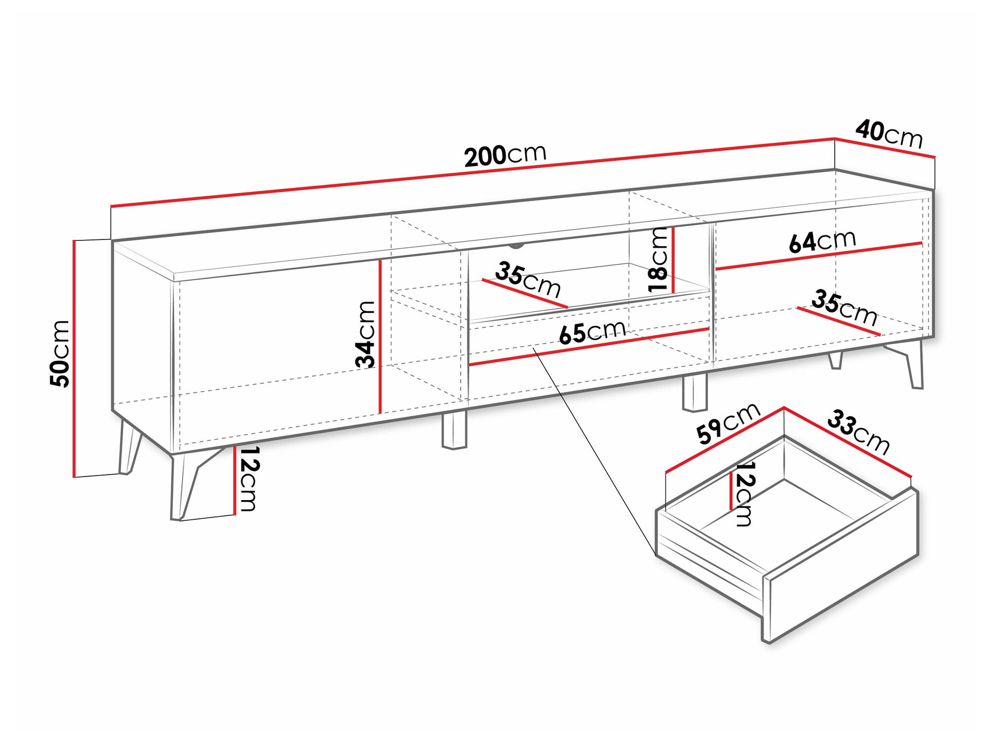 TV galds Comfivo Virfera 102 (Bēšs + Glancēts bēšs)