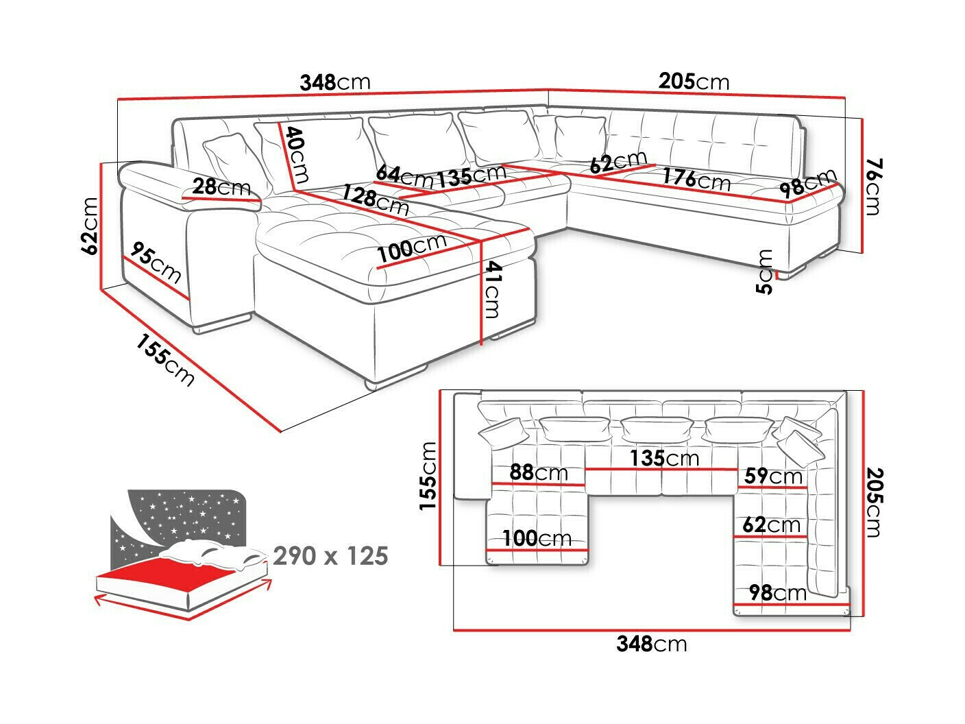 Угловой диван Comfivo 114 (Правый)