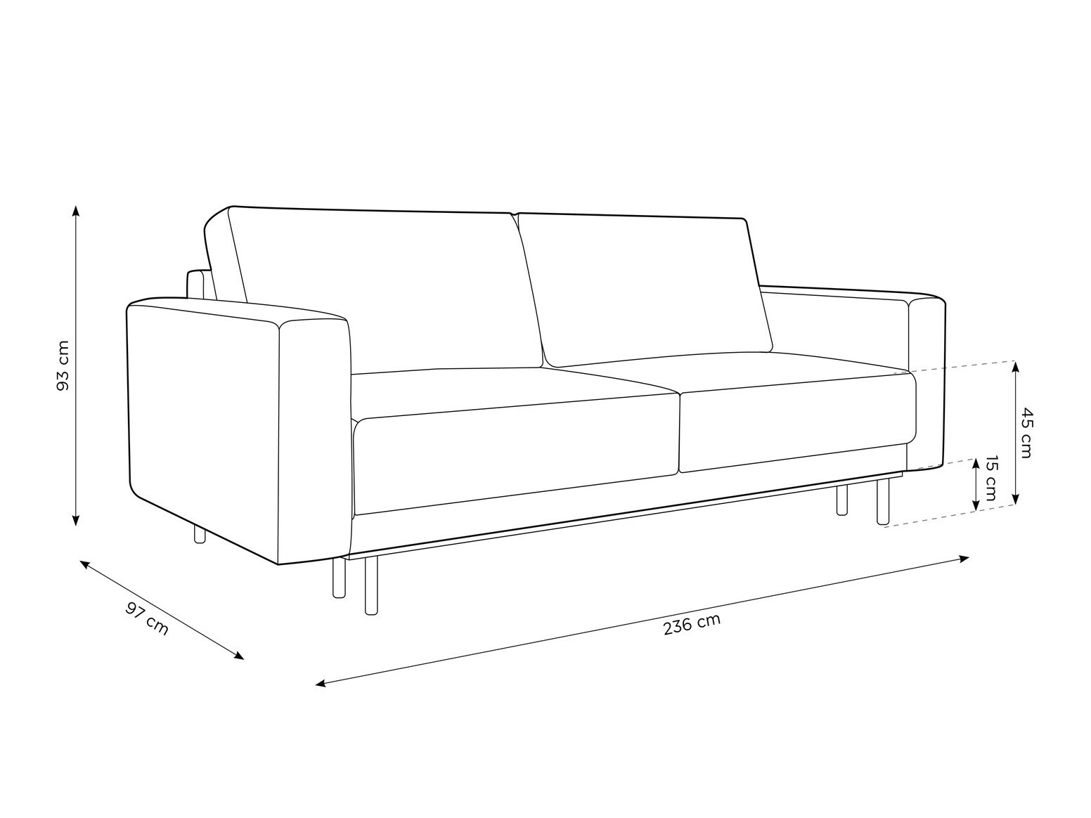 Диван-кровать Beckley 103 (Megan 351)