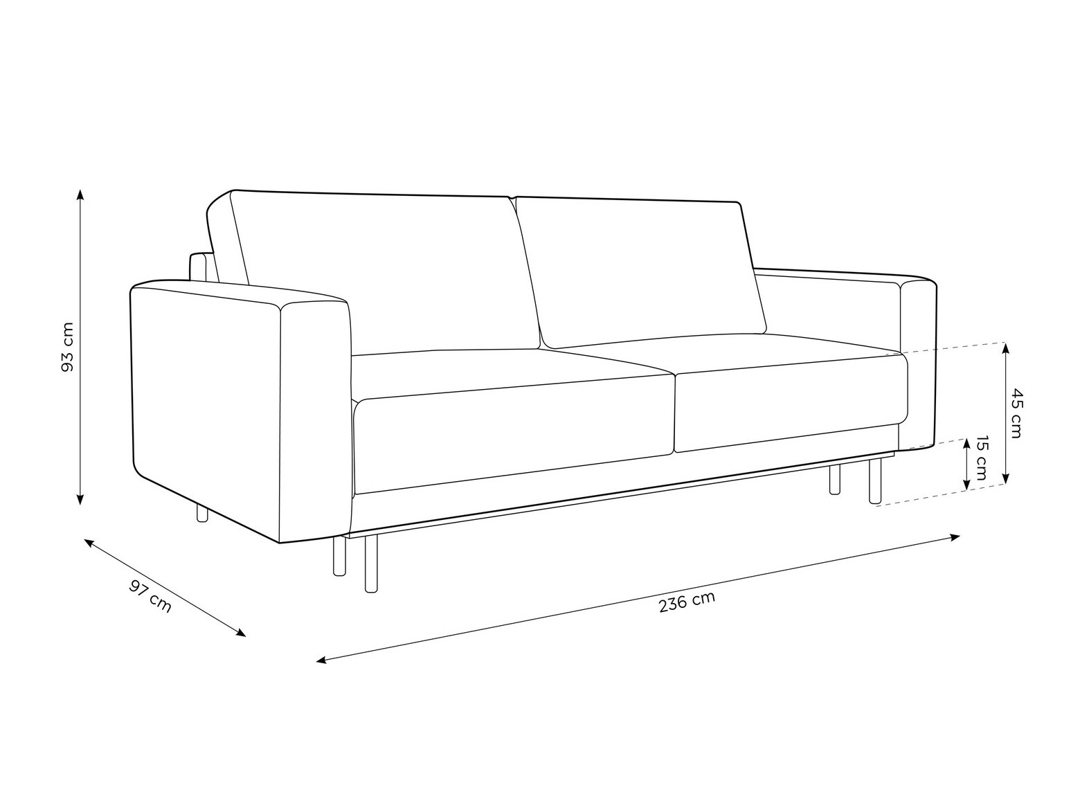 Dīvāns gulta Beckley 103 (Bluvel 86)