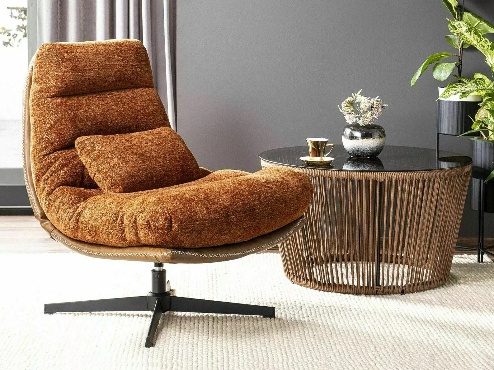 Krēsls Detroit 508 (Tumši oranžs)