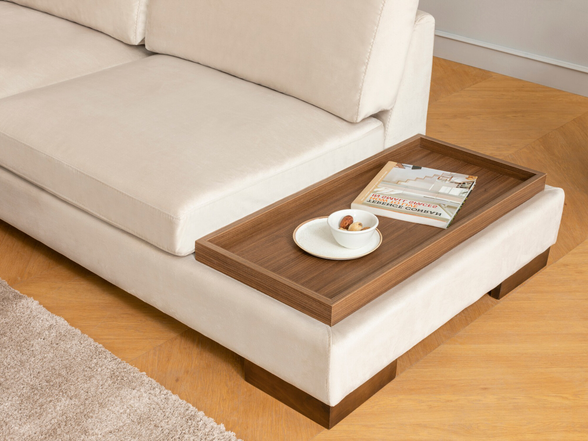 Stūra dīvāns Altadena 448 (Bēšs)