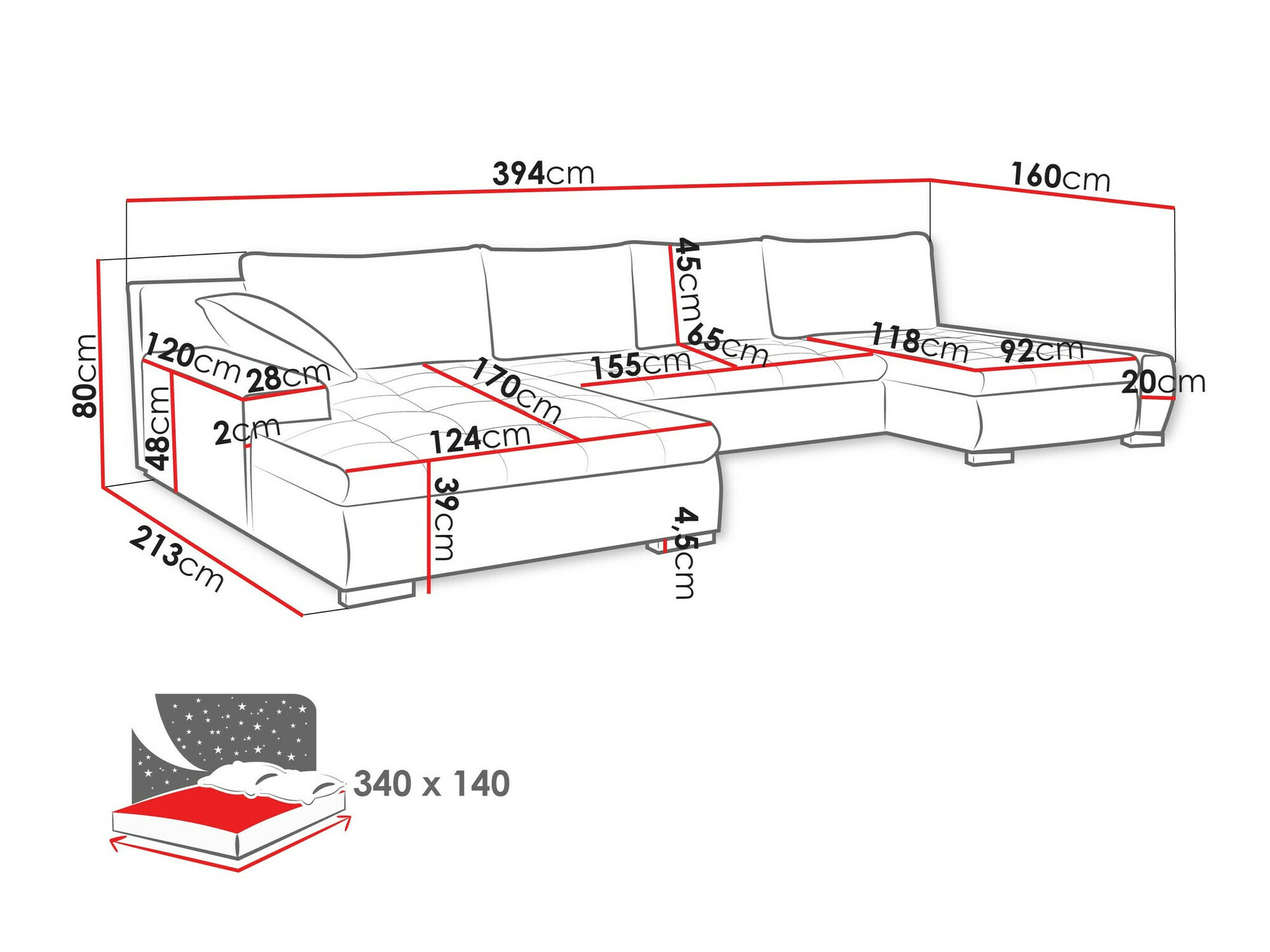 Угловой диван Comfivo 106 (Wave 09)