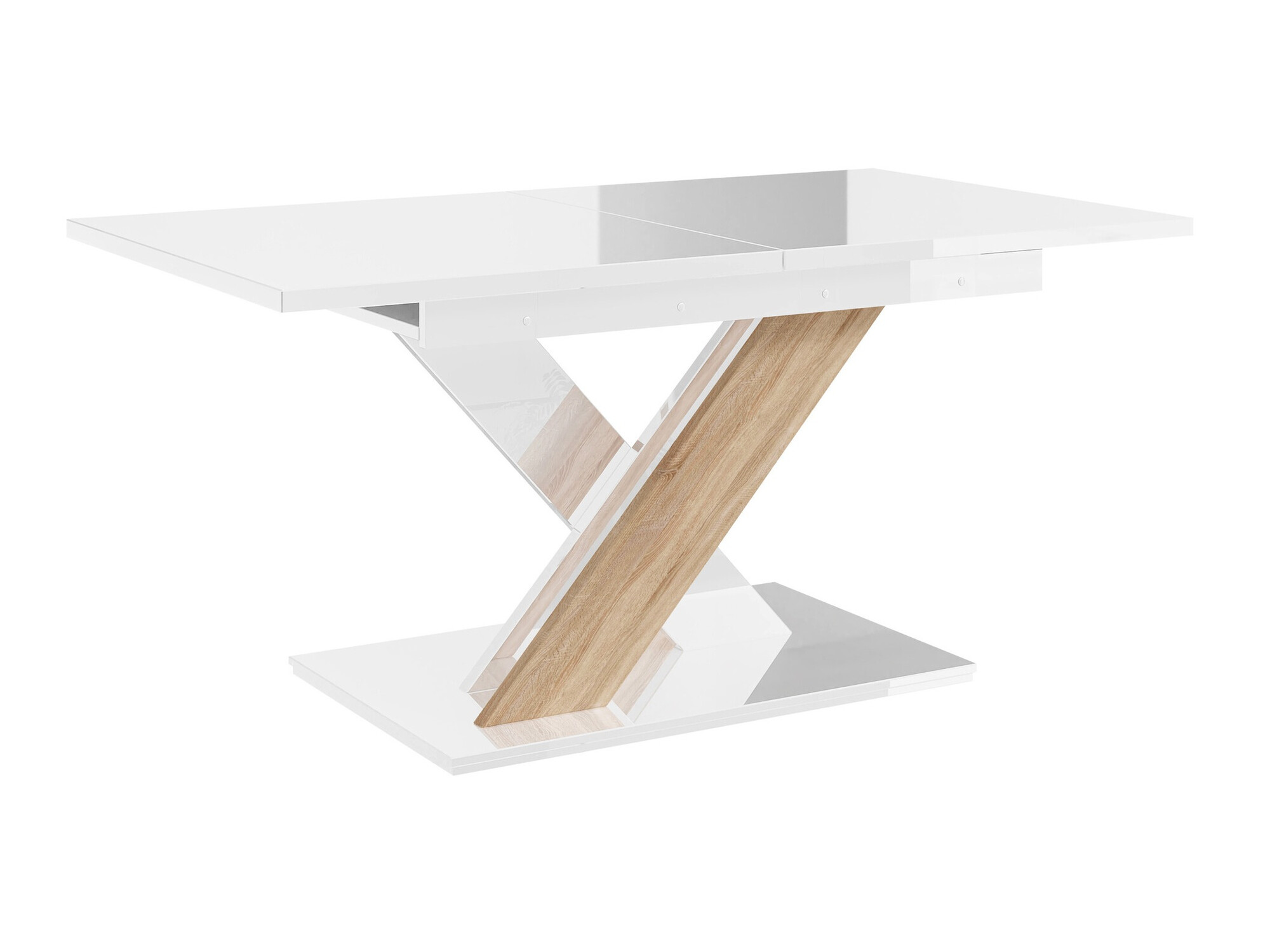 Cтол Goodyear 103 (Глянцевый белый + Сонома Дуб)