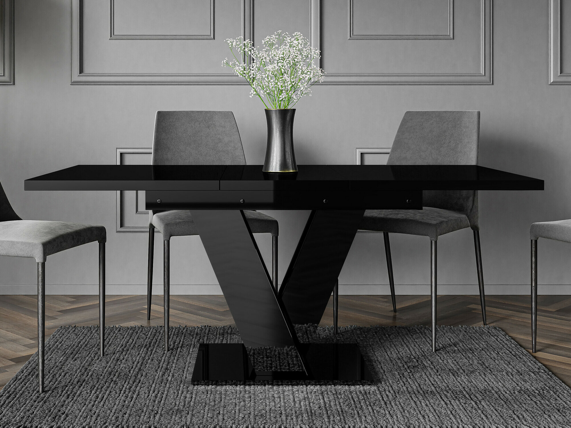 Cтол Goodyear 104 (Глянцевый черный)