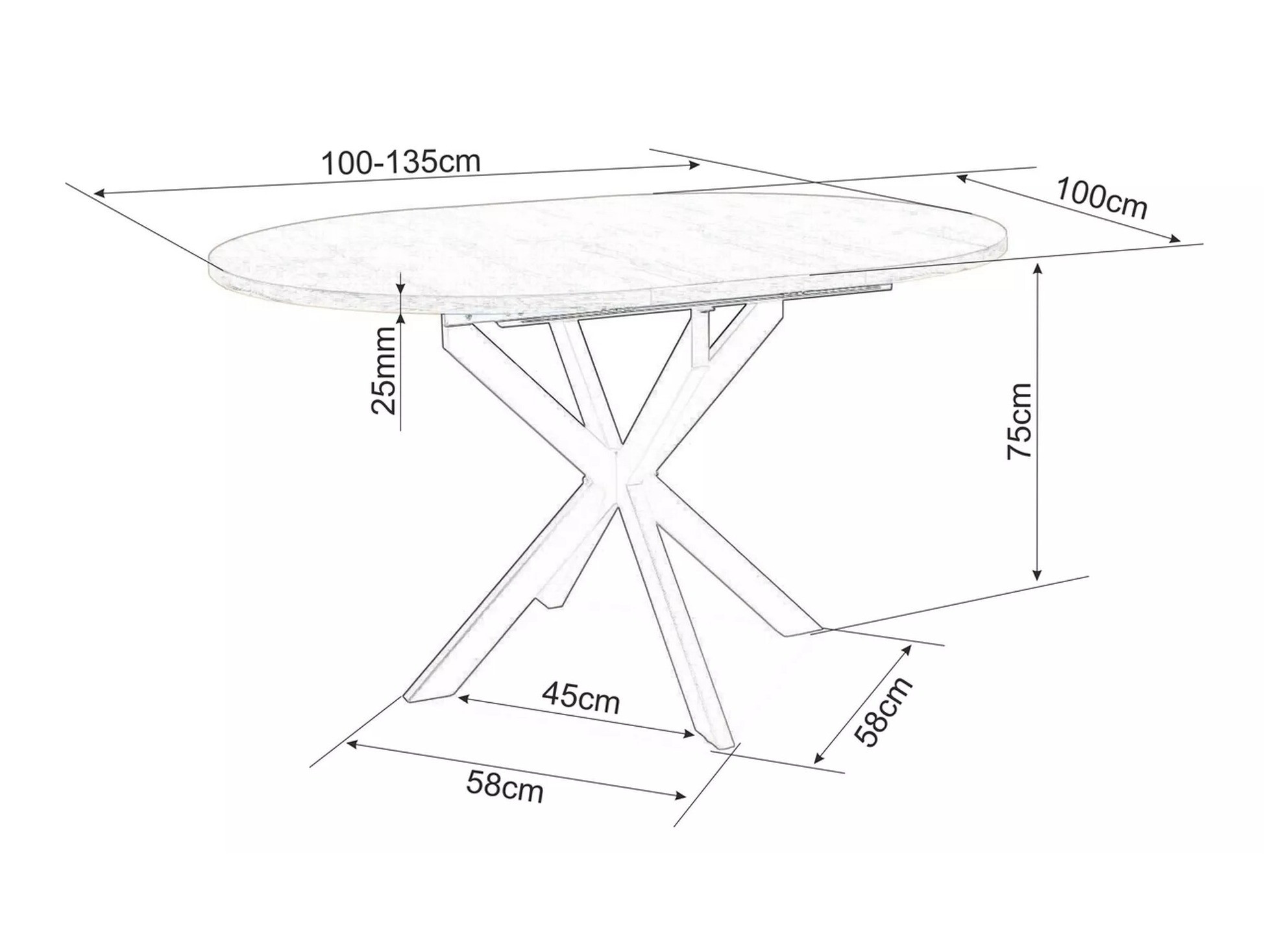 Galds Detroit 115 (Riekstkoks)