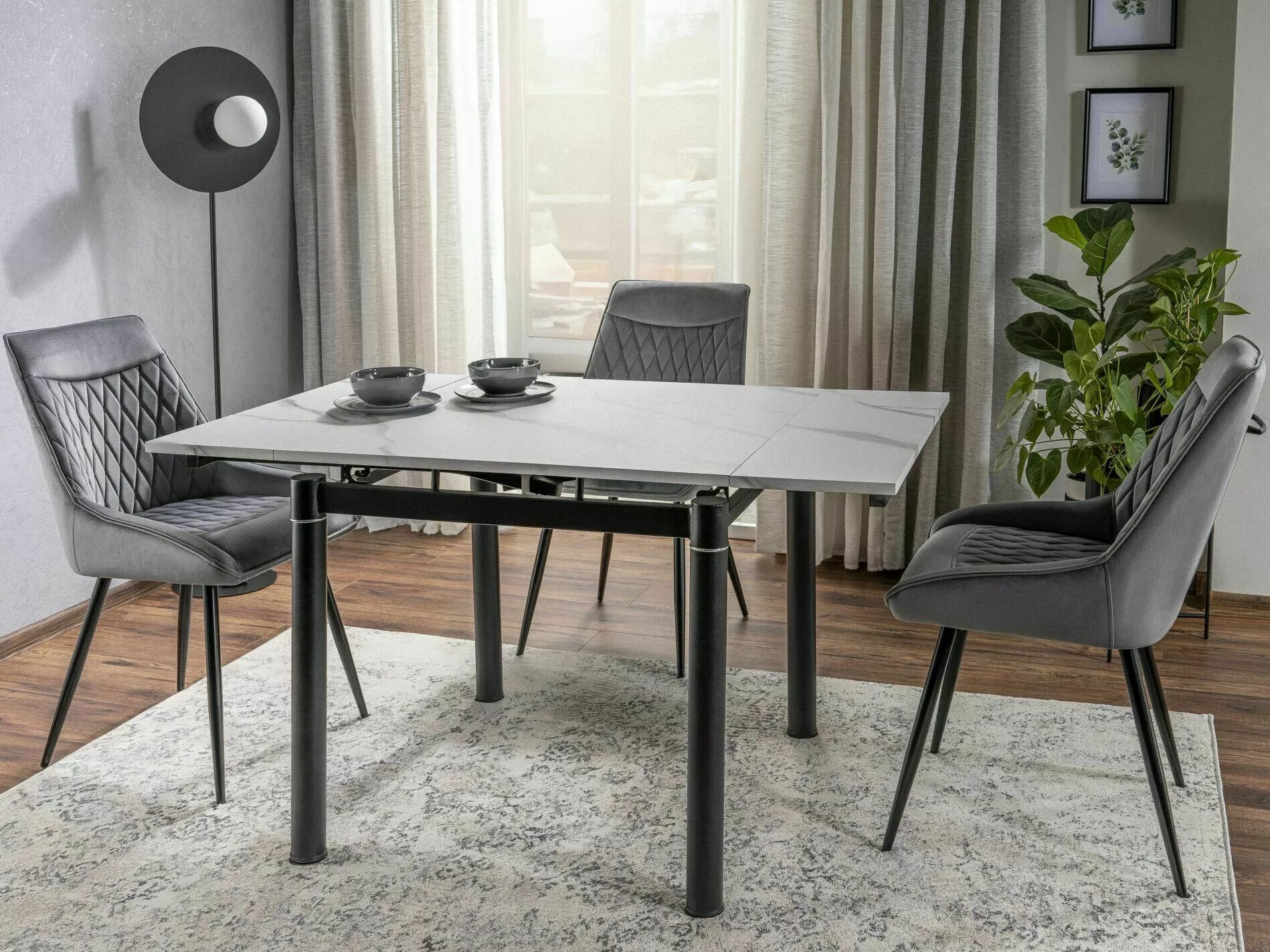 Galds Detroit 510 (Balts marmors)