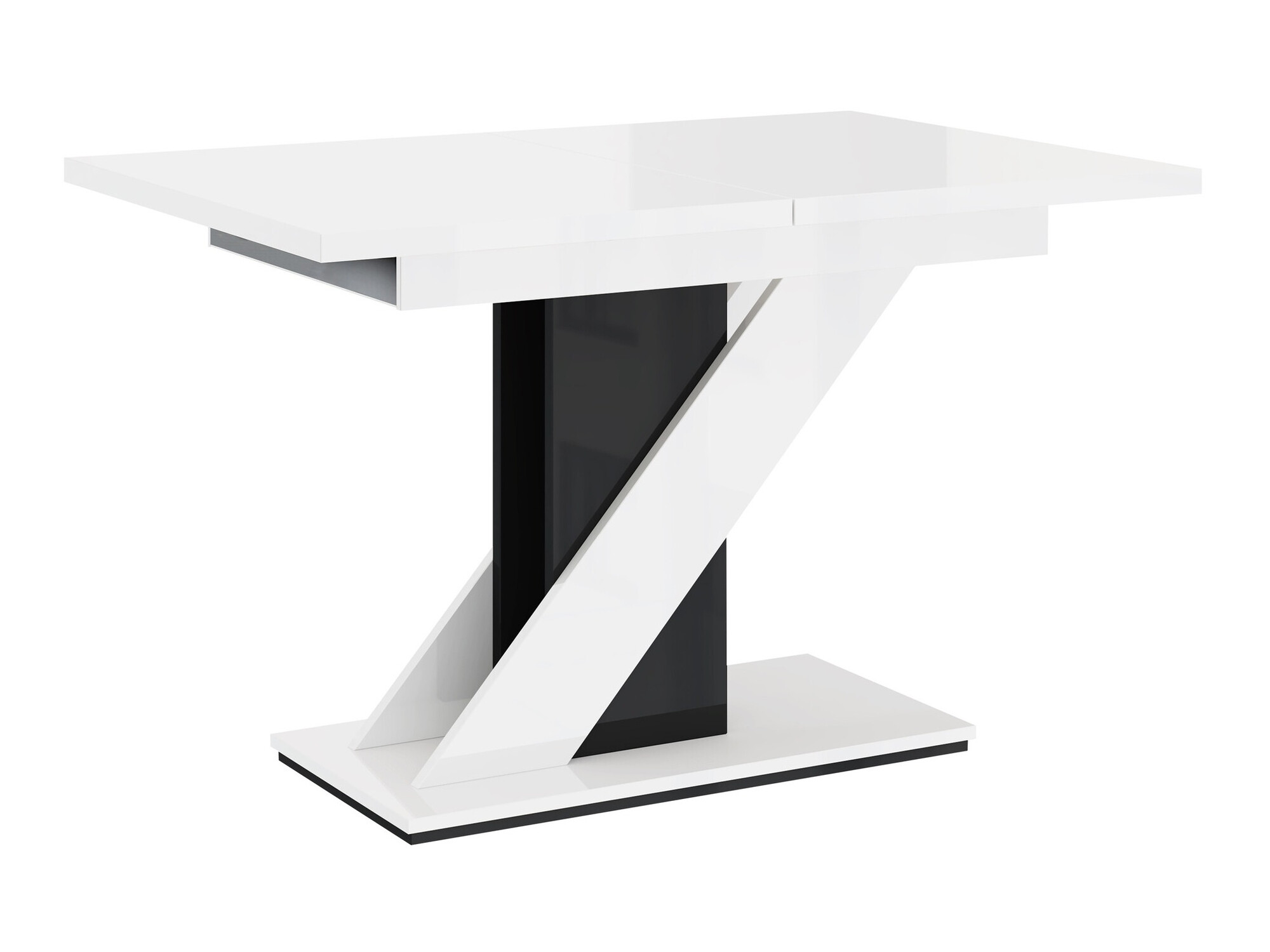 Galds Goodyear 105 (Glancēts balts + Glancēts melns)