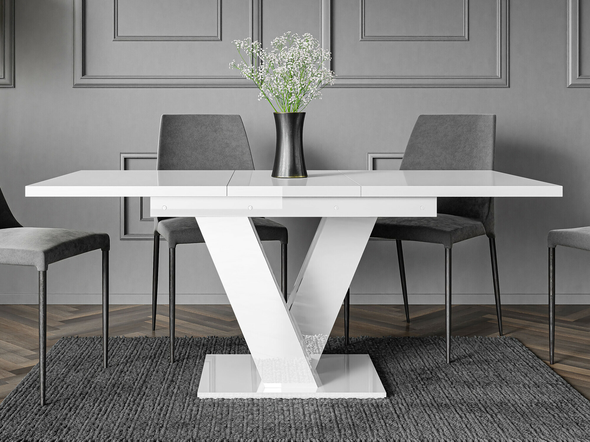 Galds Musus (Glancēts balts)