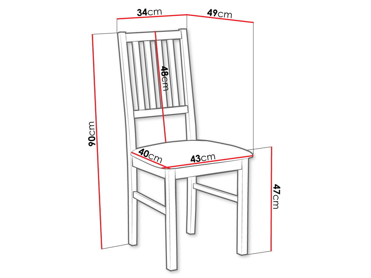 Стул Victorville 170 (Сонома Дуб)