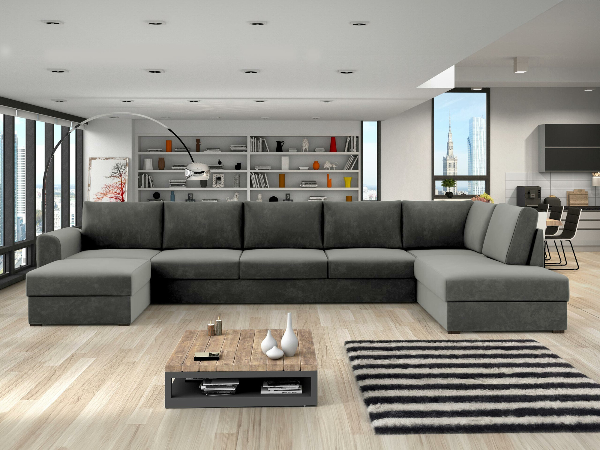 Stūra dīvāns Comfivo 191 (Magic Velvet 2217)