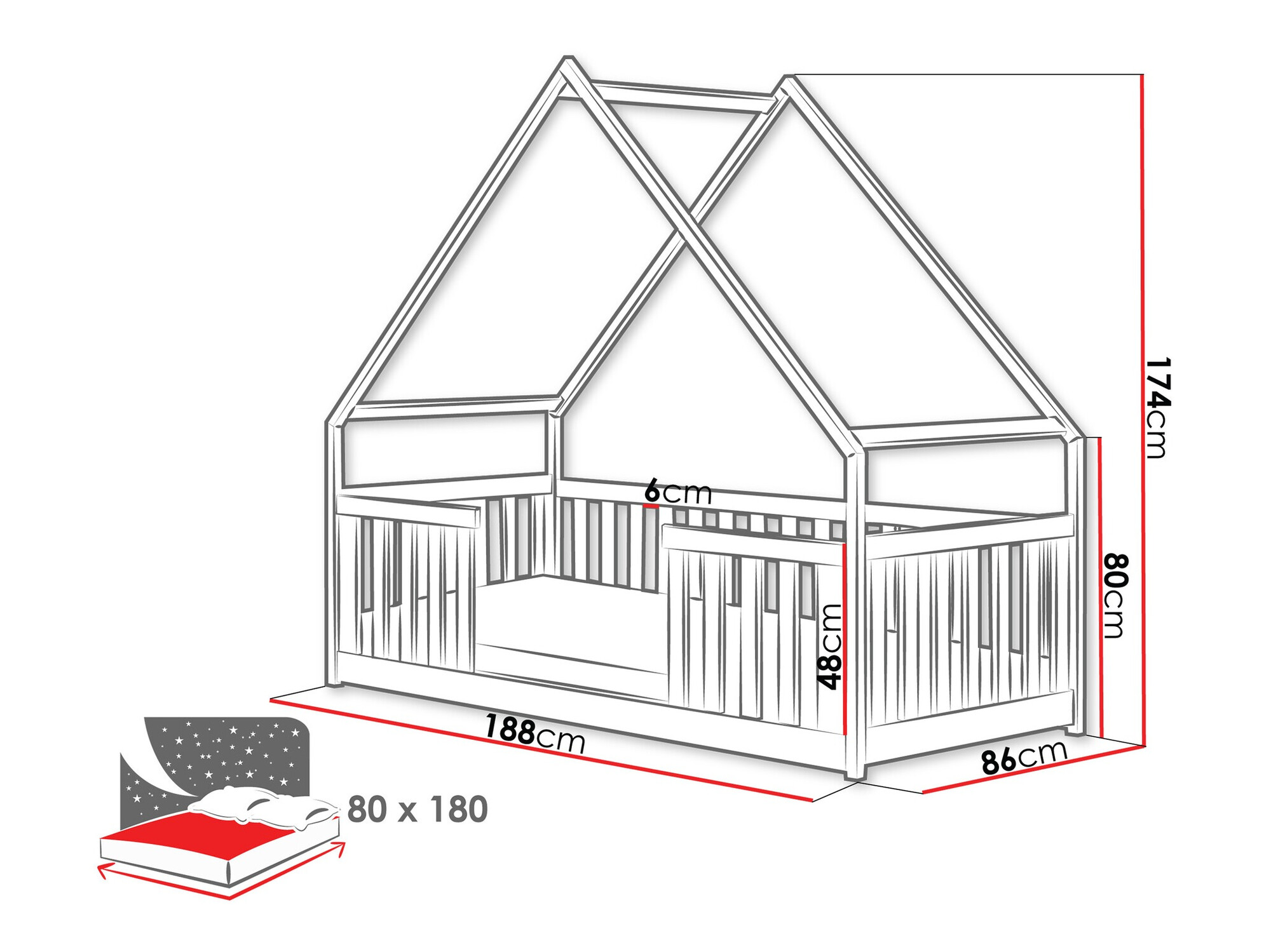 Gulta Vista 114 (Pelēks)