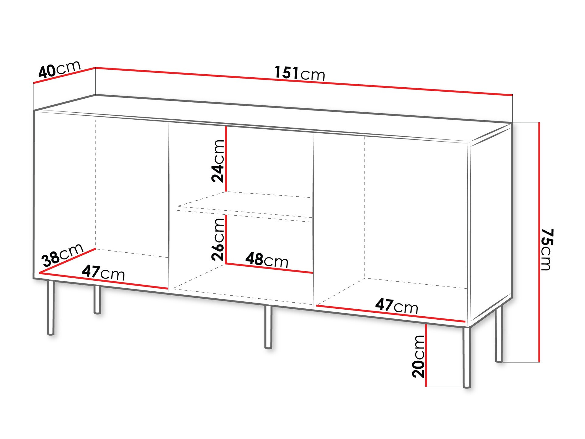 Шкафчик Evavese 100 (Чёрный)