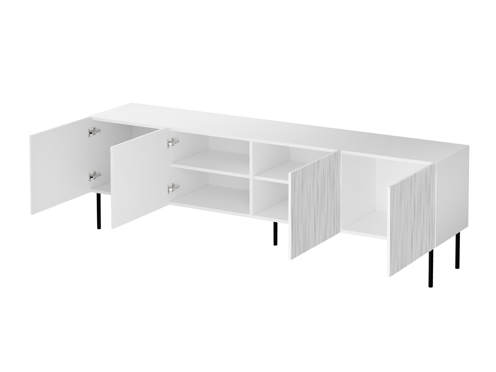 ТВ тумба Lorelbo 103 (Чёрный + Золотой)