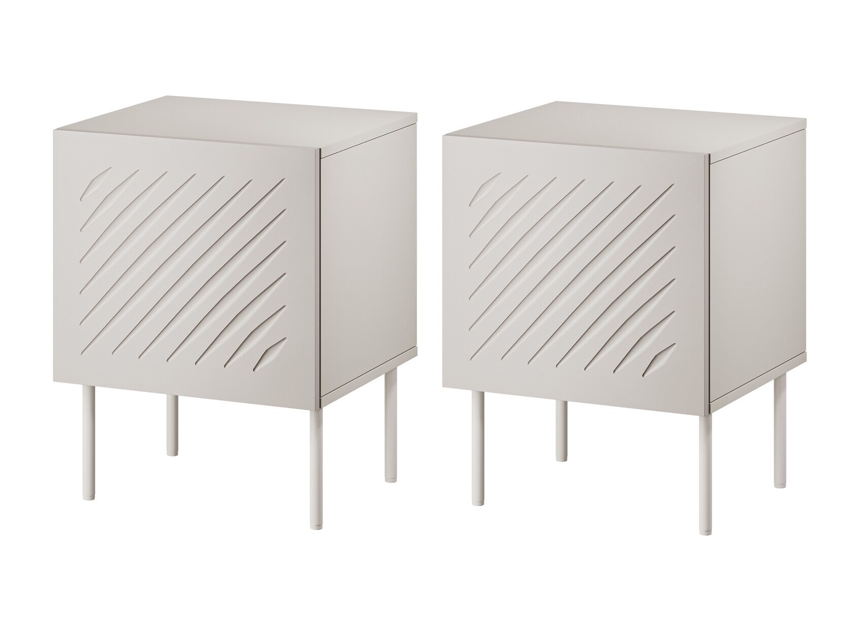 Комплект прикроватных тумбочек Tolfelo 104 (Бежевый)