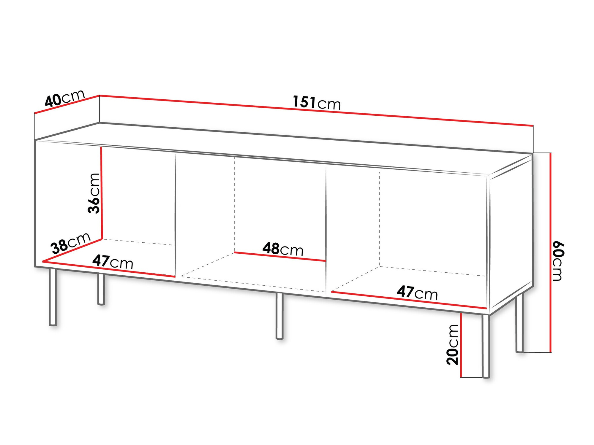 TV galds Tolfelo 102 (Melns)