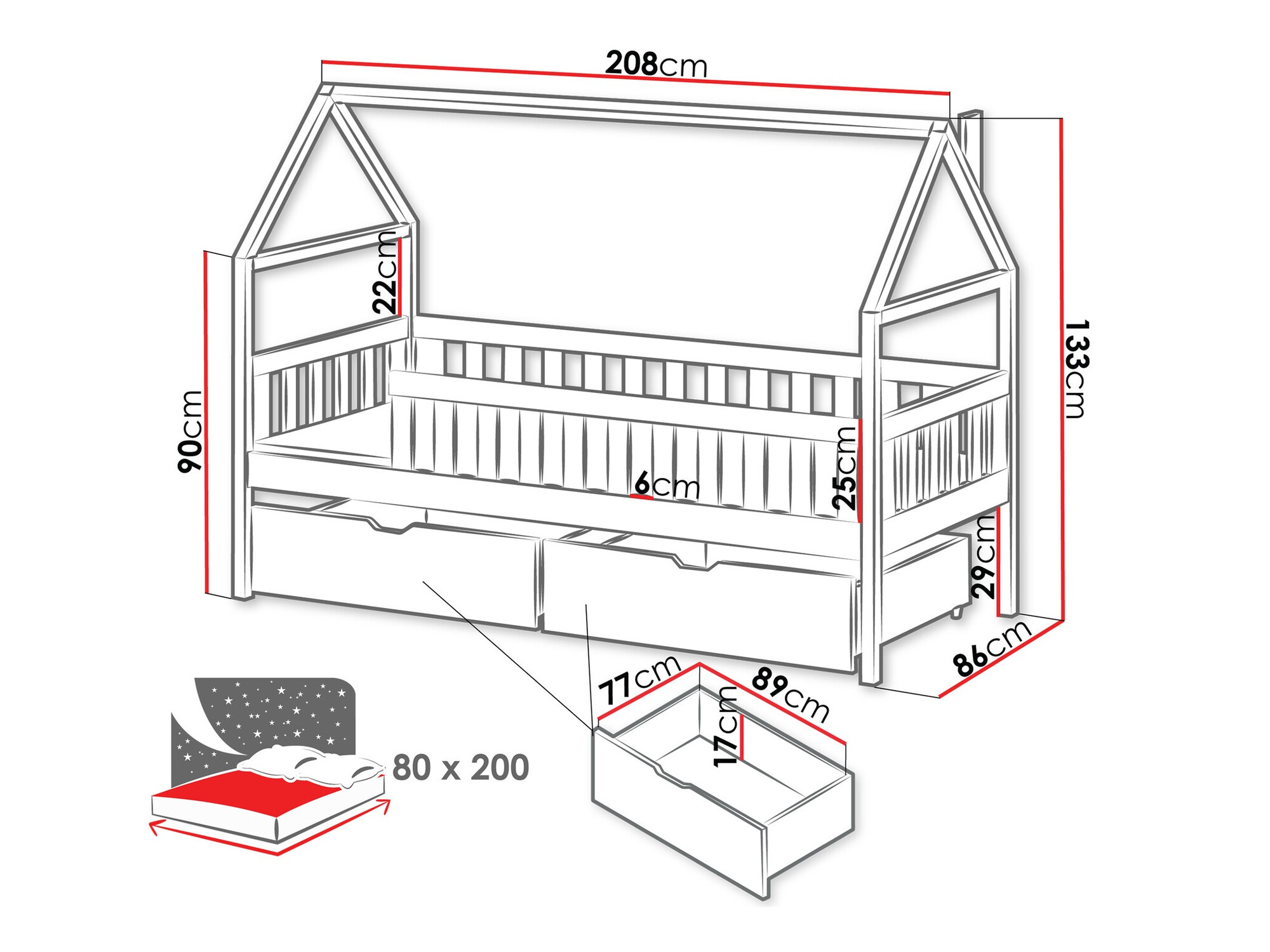 Gulta Vista 116 (Pelēks)