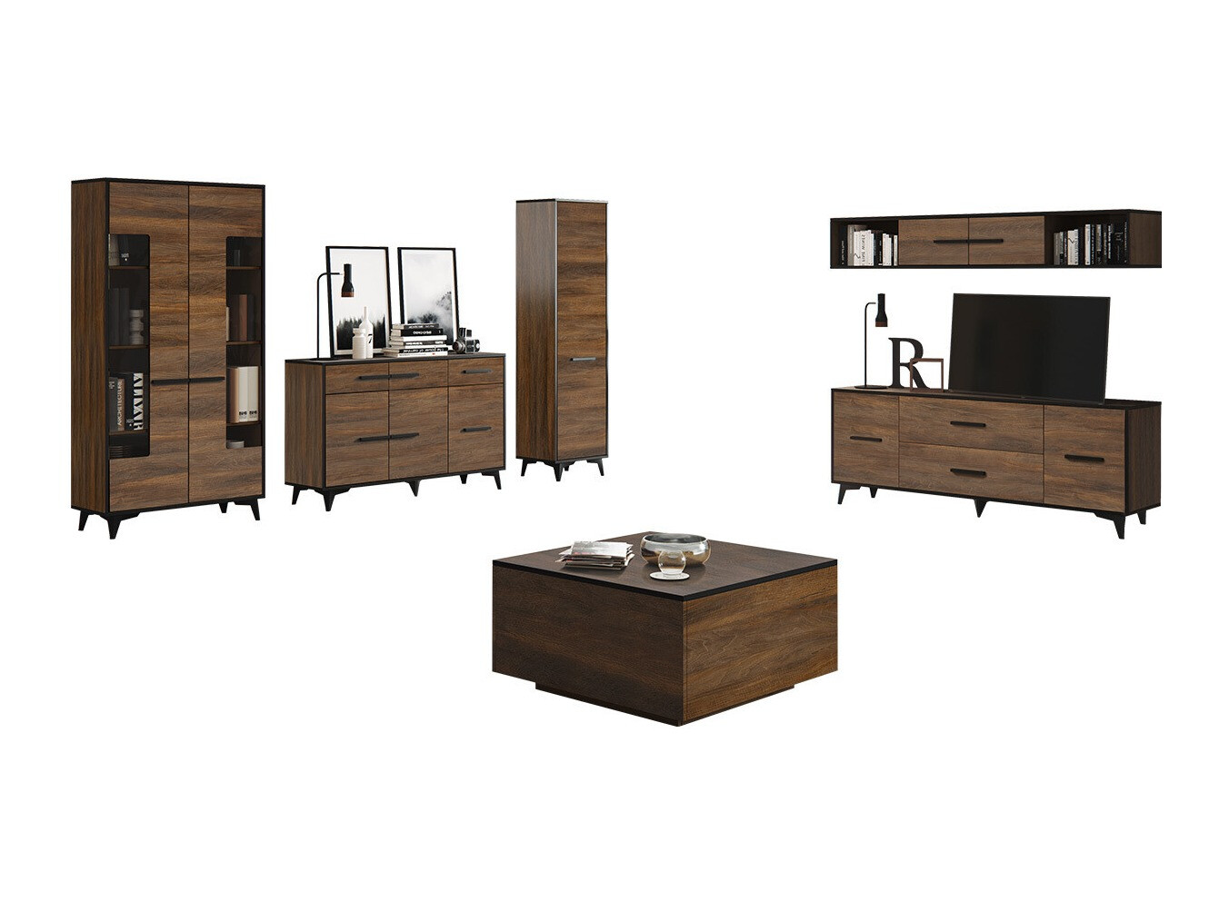 Набор для гостиной Avimora 112 (Грецкий орех)