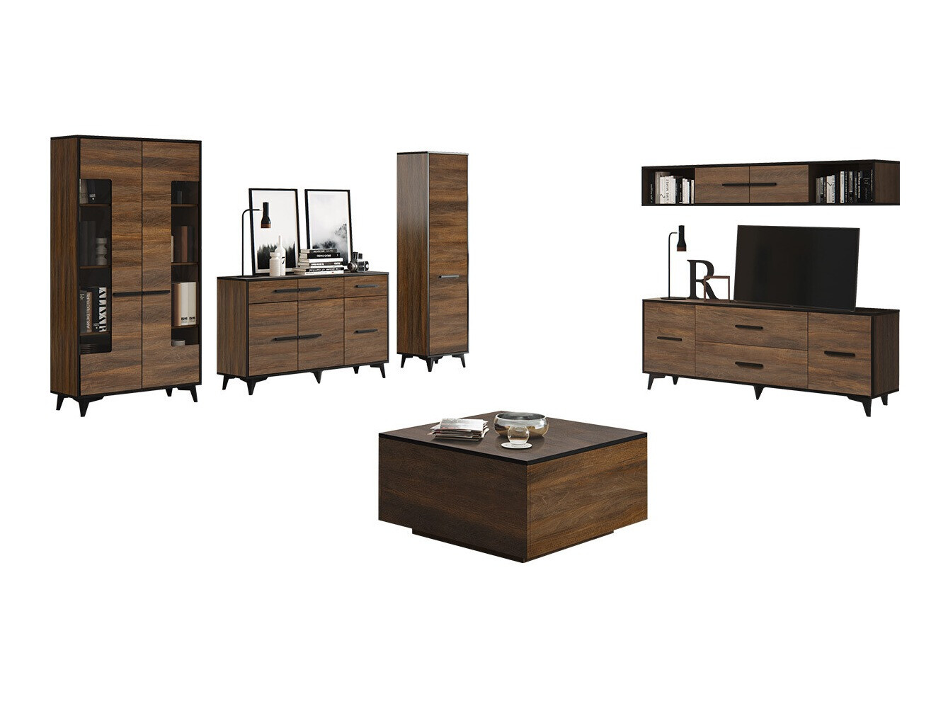 Viesistabas komplekts Avimora 112 (Riekstkoks)