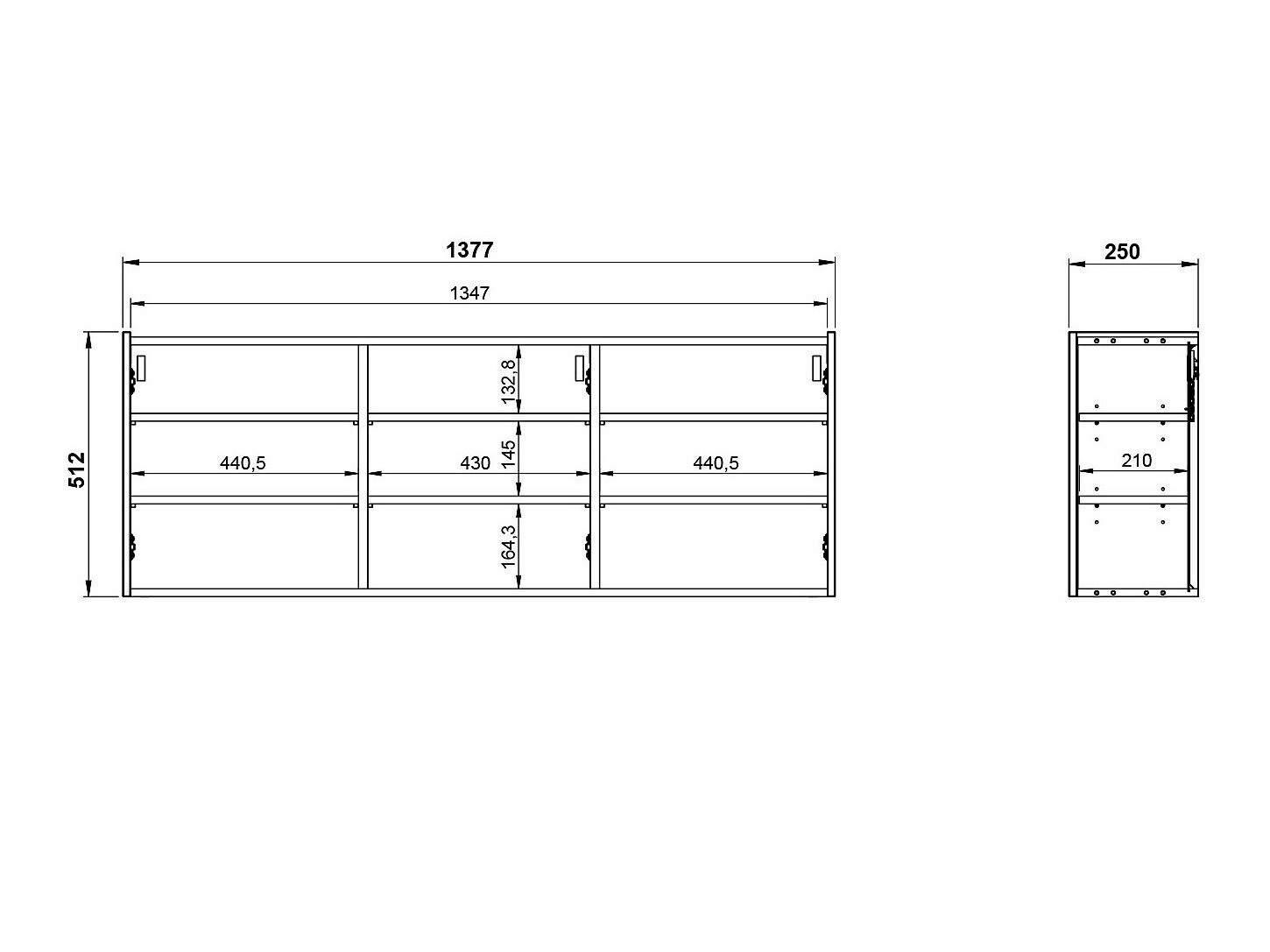 Apavu plaukts Sacramento 433 (Balts)