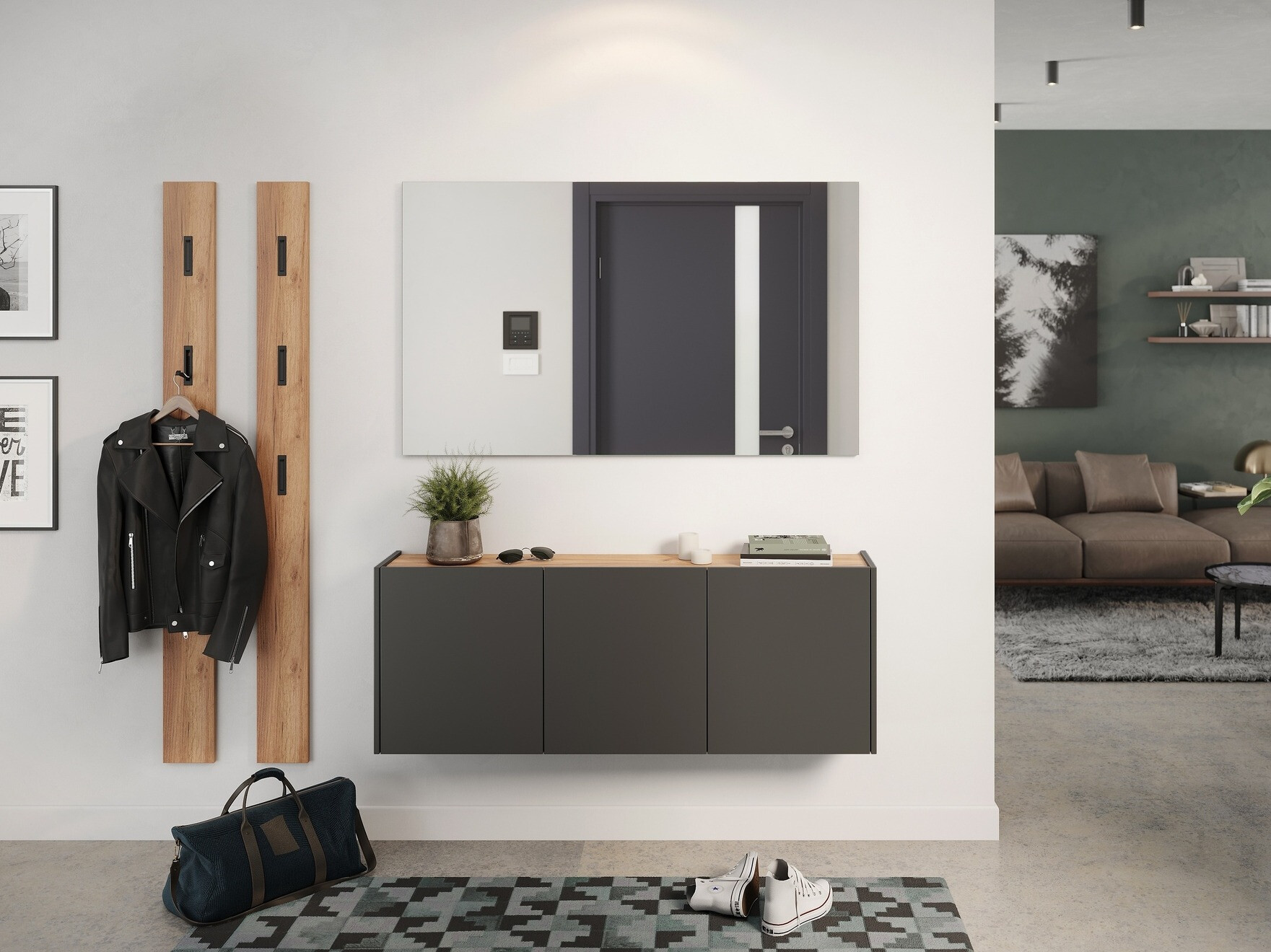 Apavu plaukts Sacramento 433 (Grafīts)