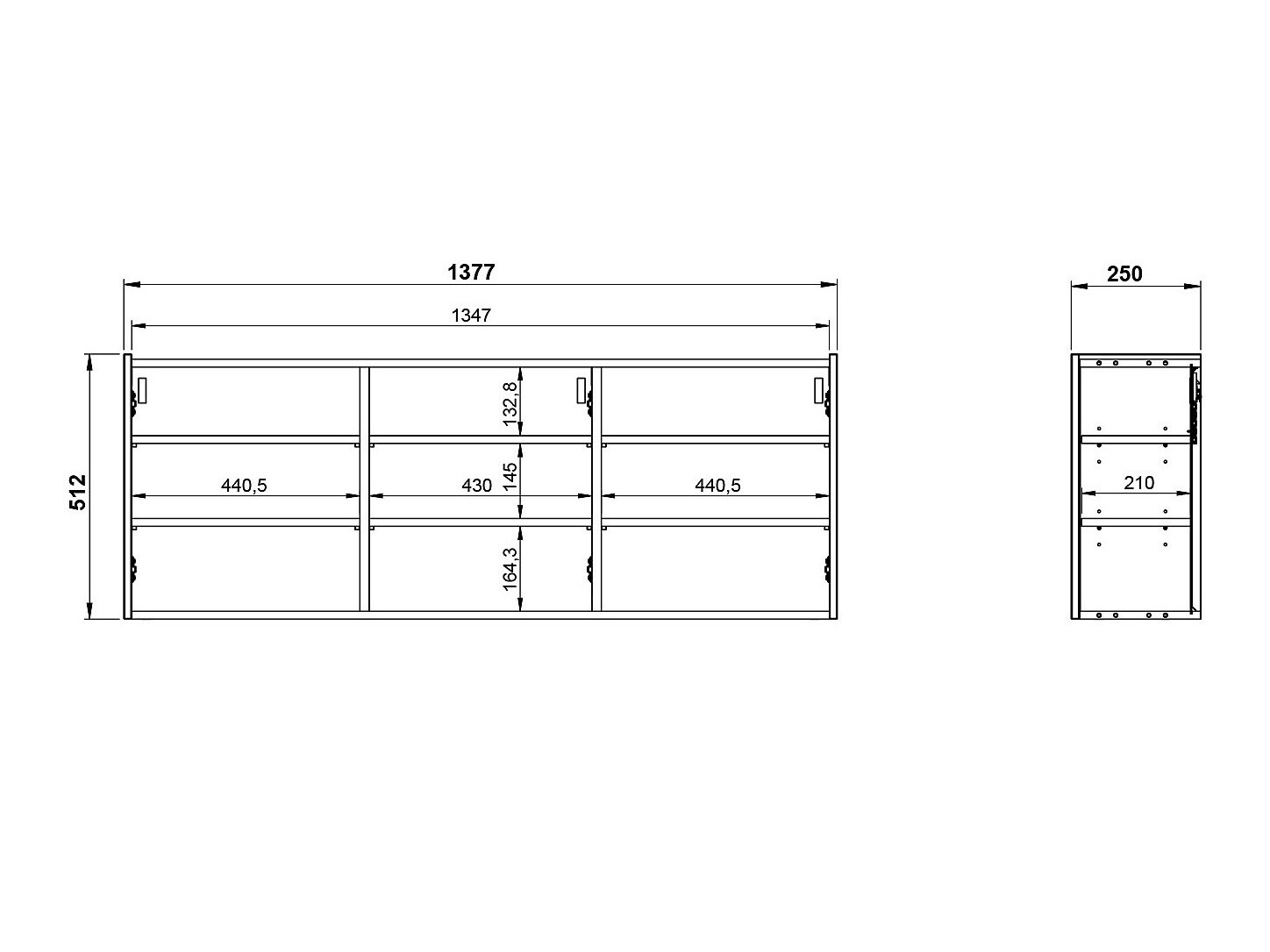 Apavu plaukts Sacramento 433 (Grafīts)