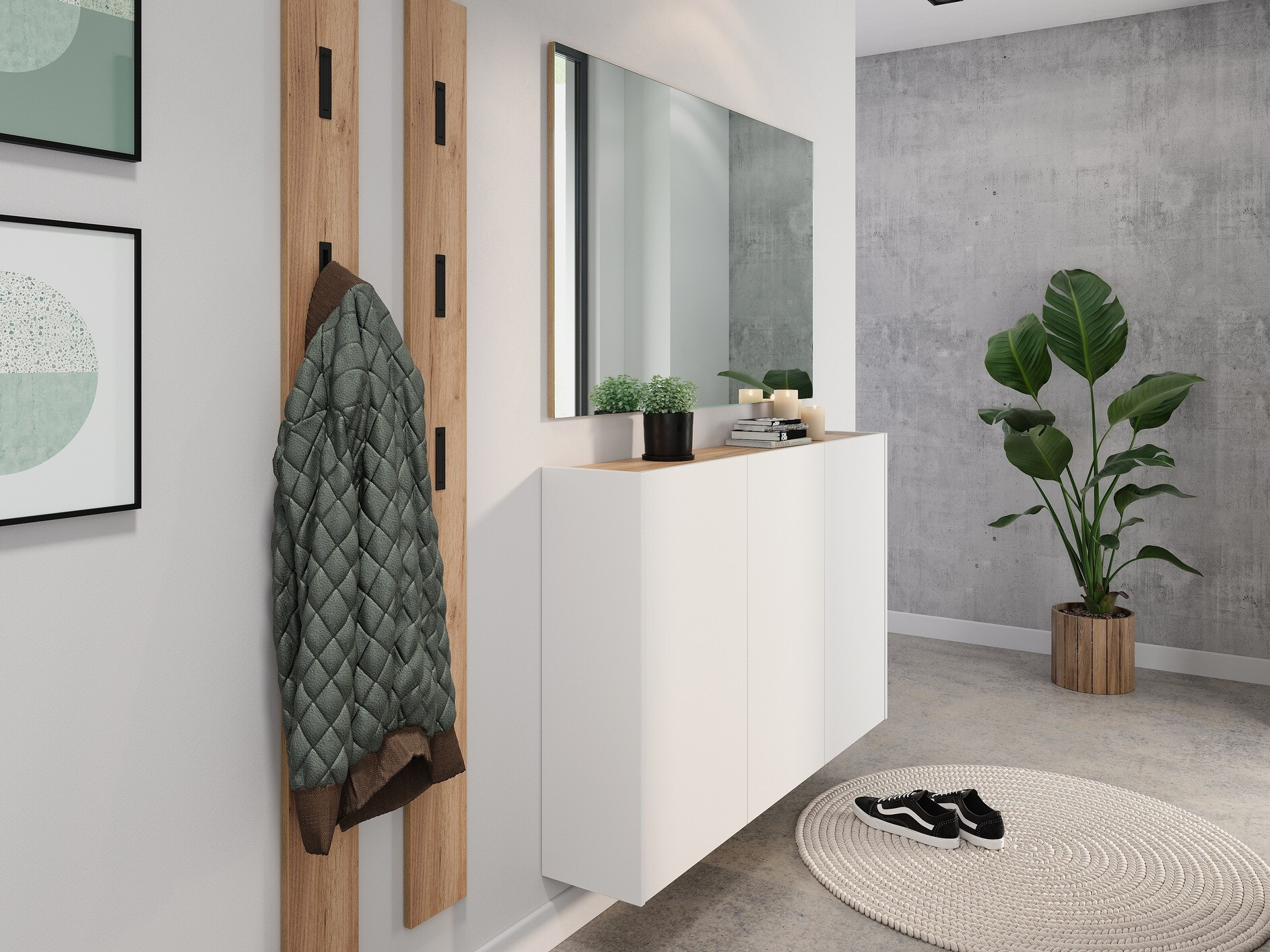 Apavu plaukts Sacramento 434 (Balts)