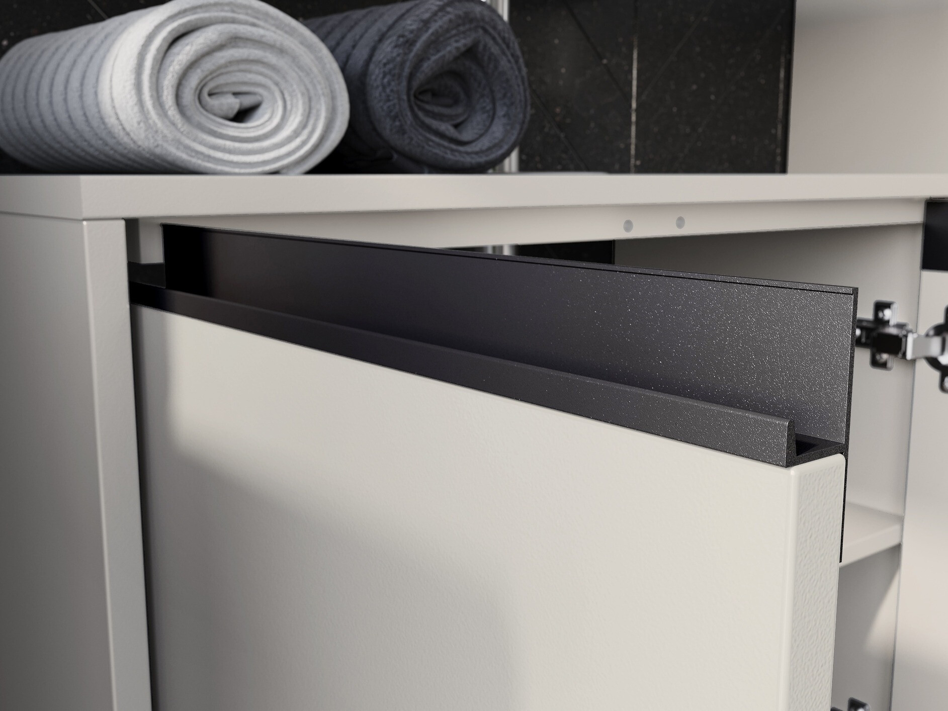 Hапольный шкафчик для ванной Tensona 100 (Светло-серый)