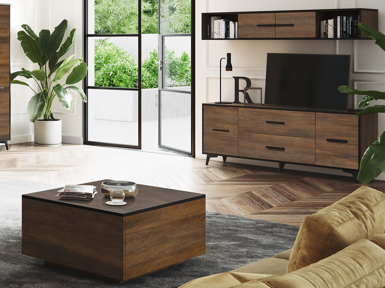 Viesistabas komplekts Avimora 116 (Riekstkoks)