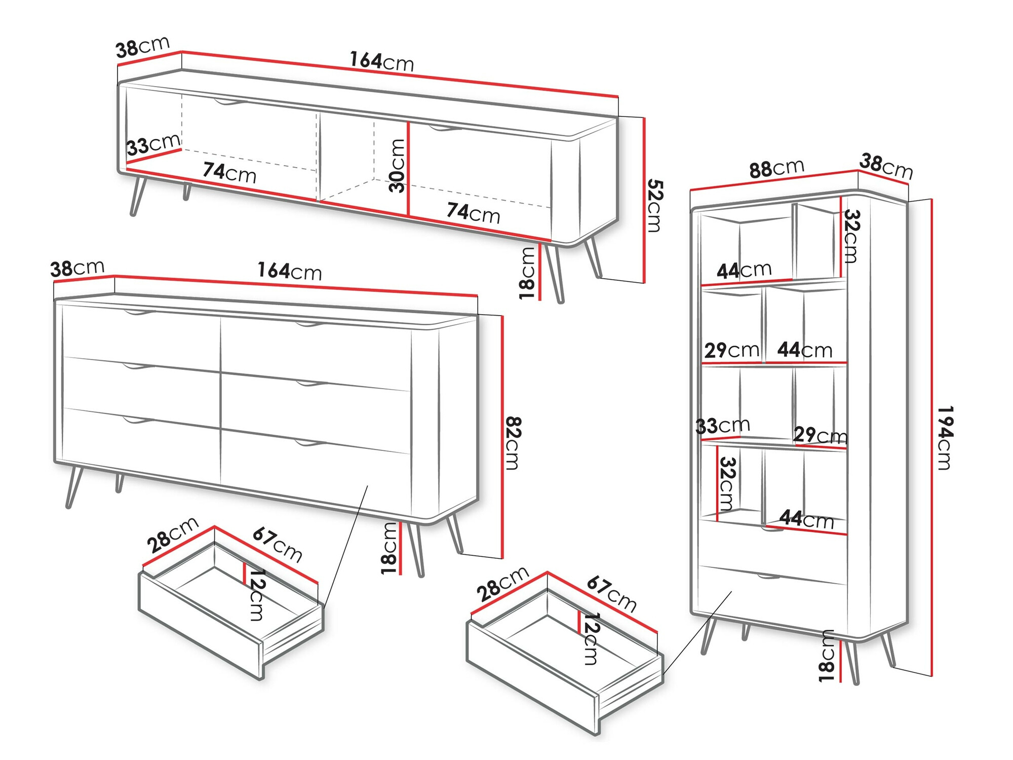 Набор для гостиной Versoe 109 (Бежевый)