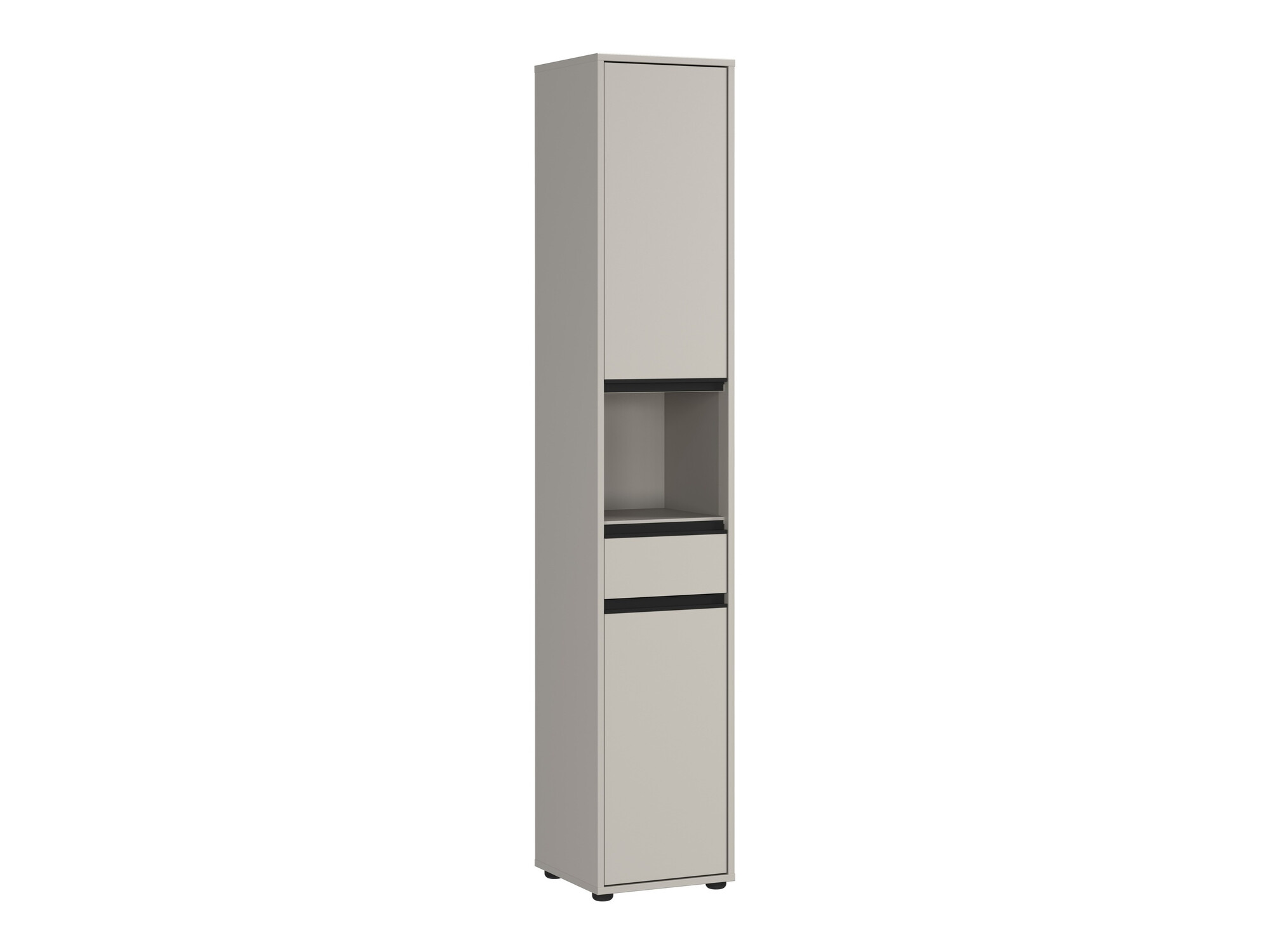 Stāvošs vannas skapītis Tensona 103 (Gaiši pelēks)