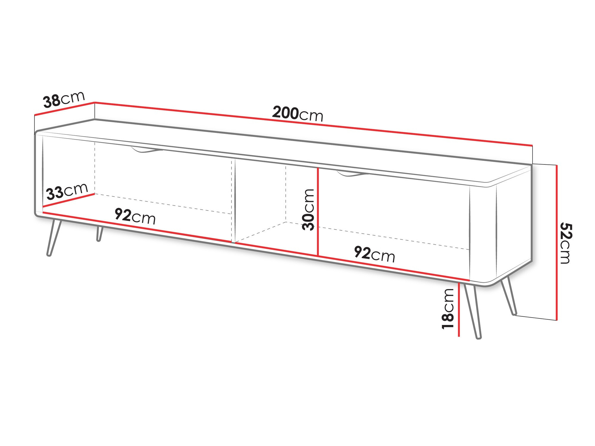 ТВ тумба Versoe 105 (Графит)