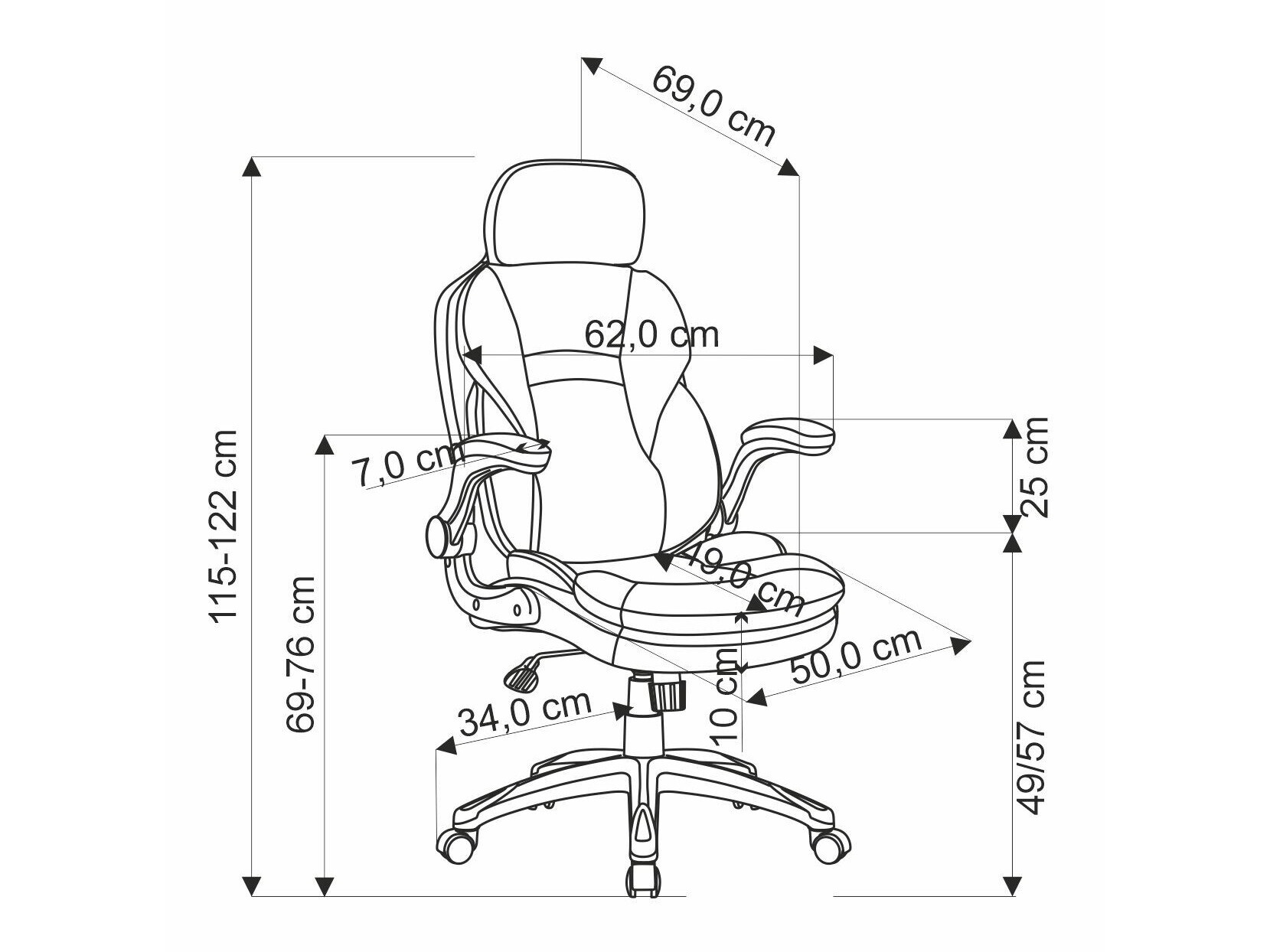 Офисный стул Houston 1855