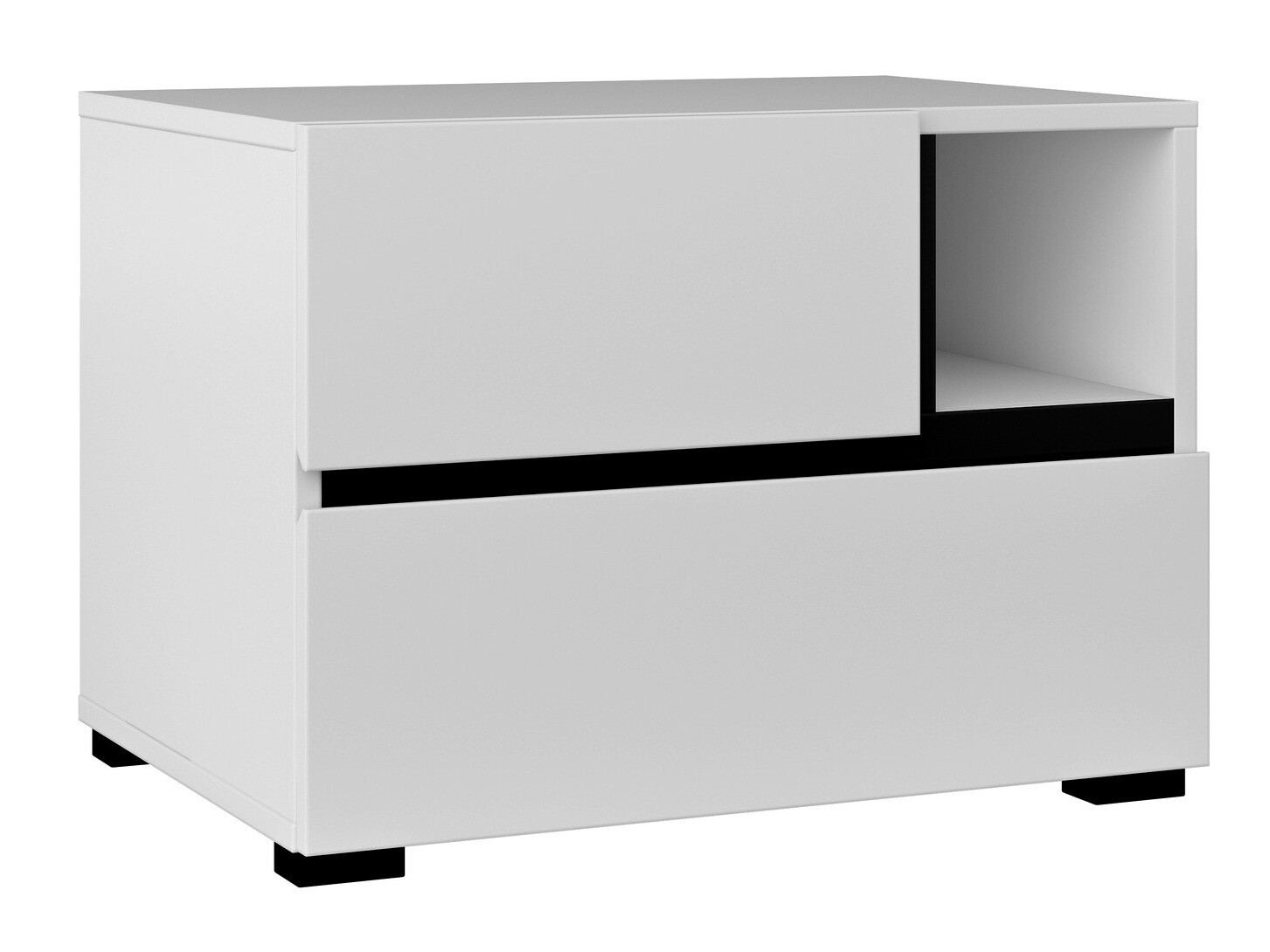 Прикроватная тумбочка Alfere 120 (Белый)