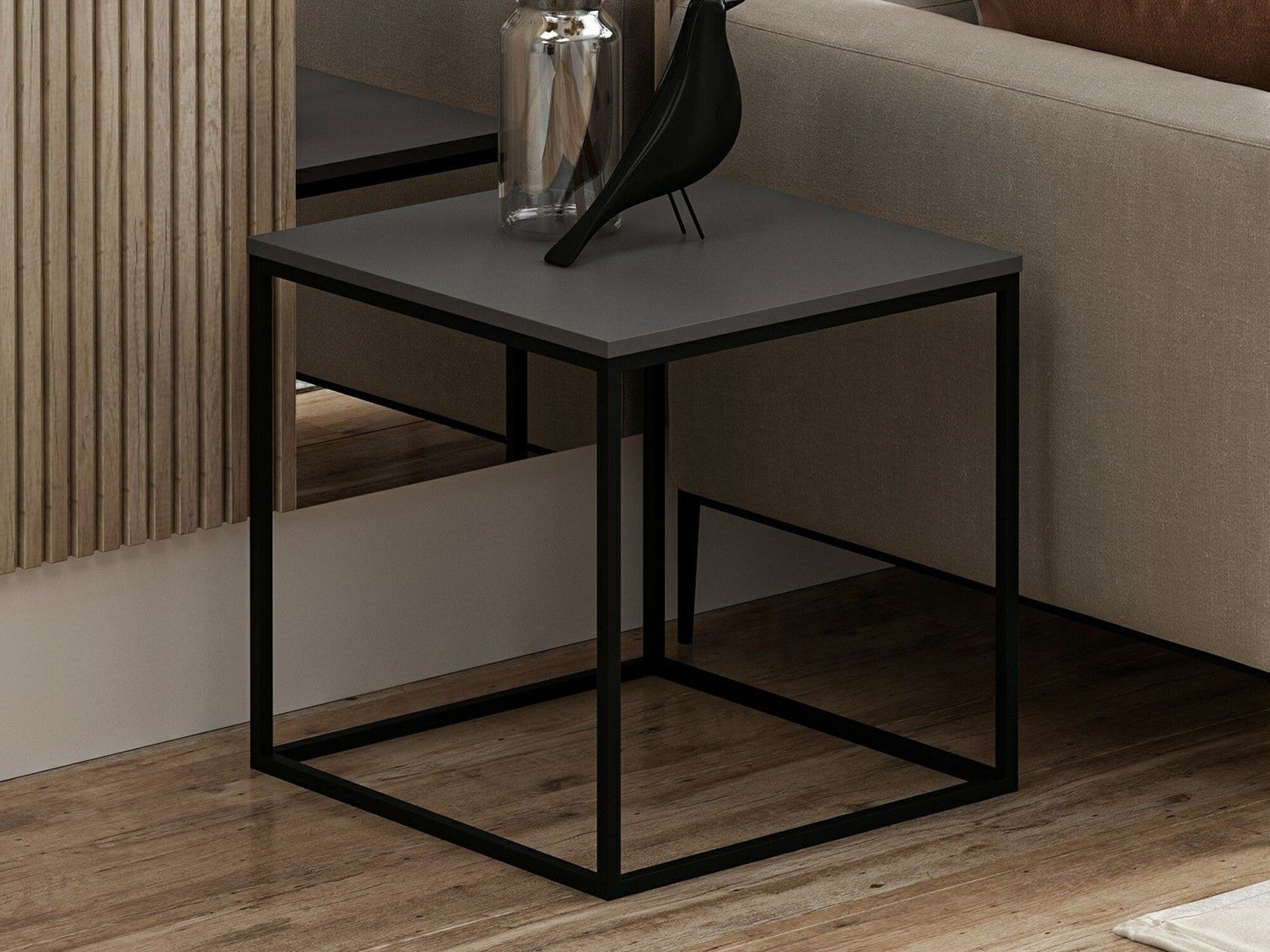 Kafijas galdiņš Kailua 1307 (Melns + Antracīts)