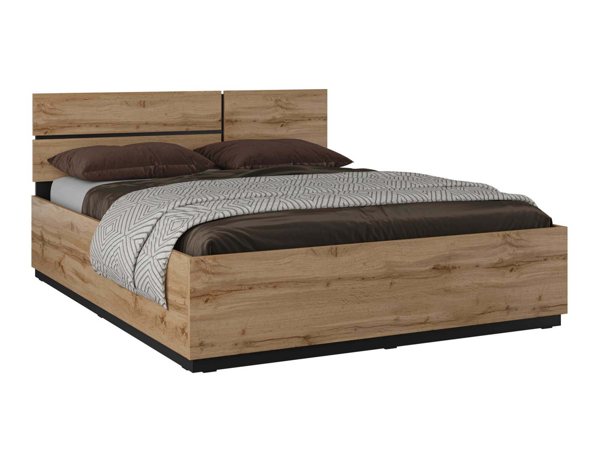 Кровать Alfere 123 (Дуб вотан)