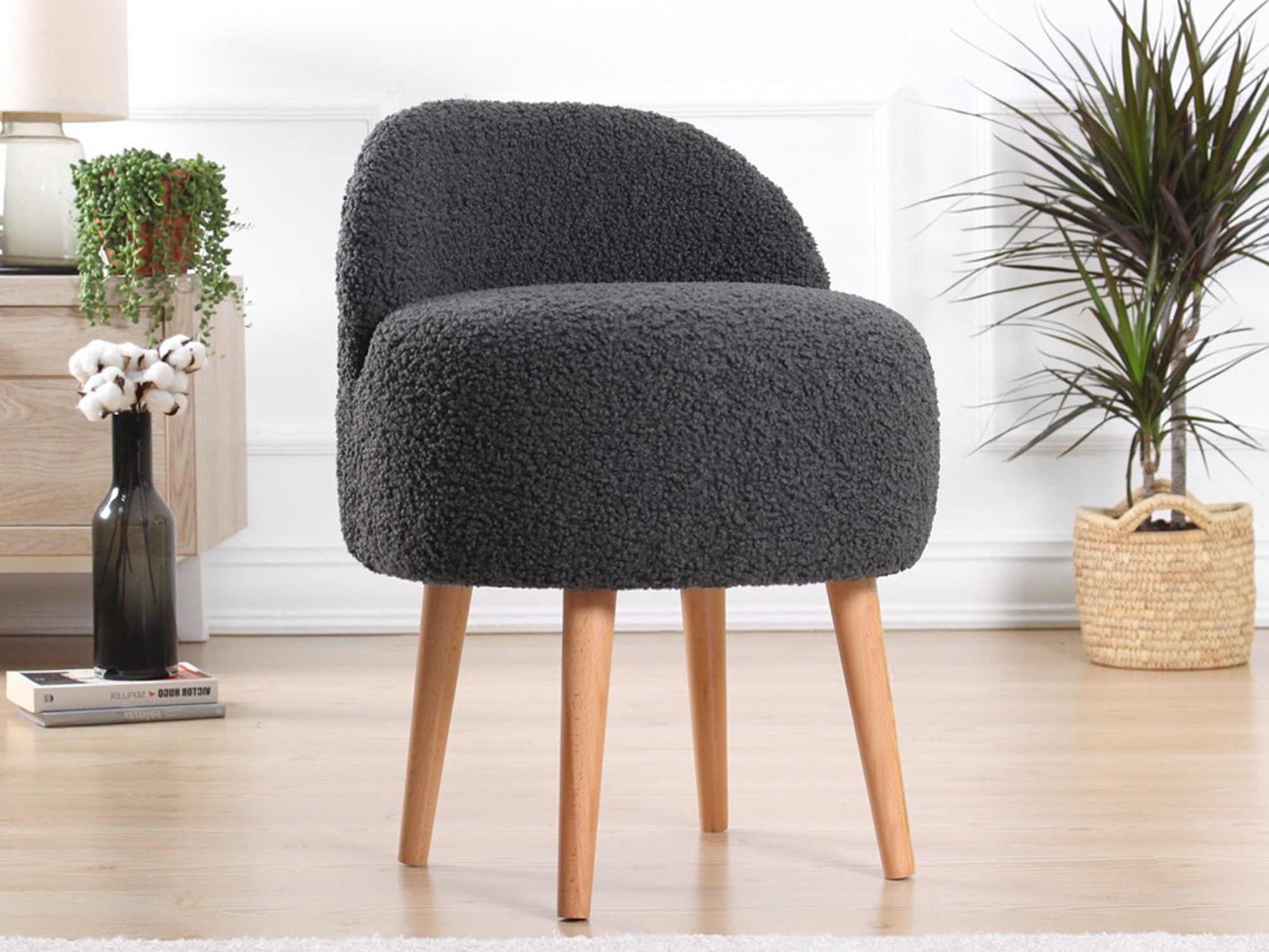 Pufs Altadena 480 (Tumši pelēks)