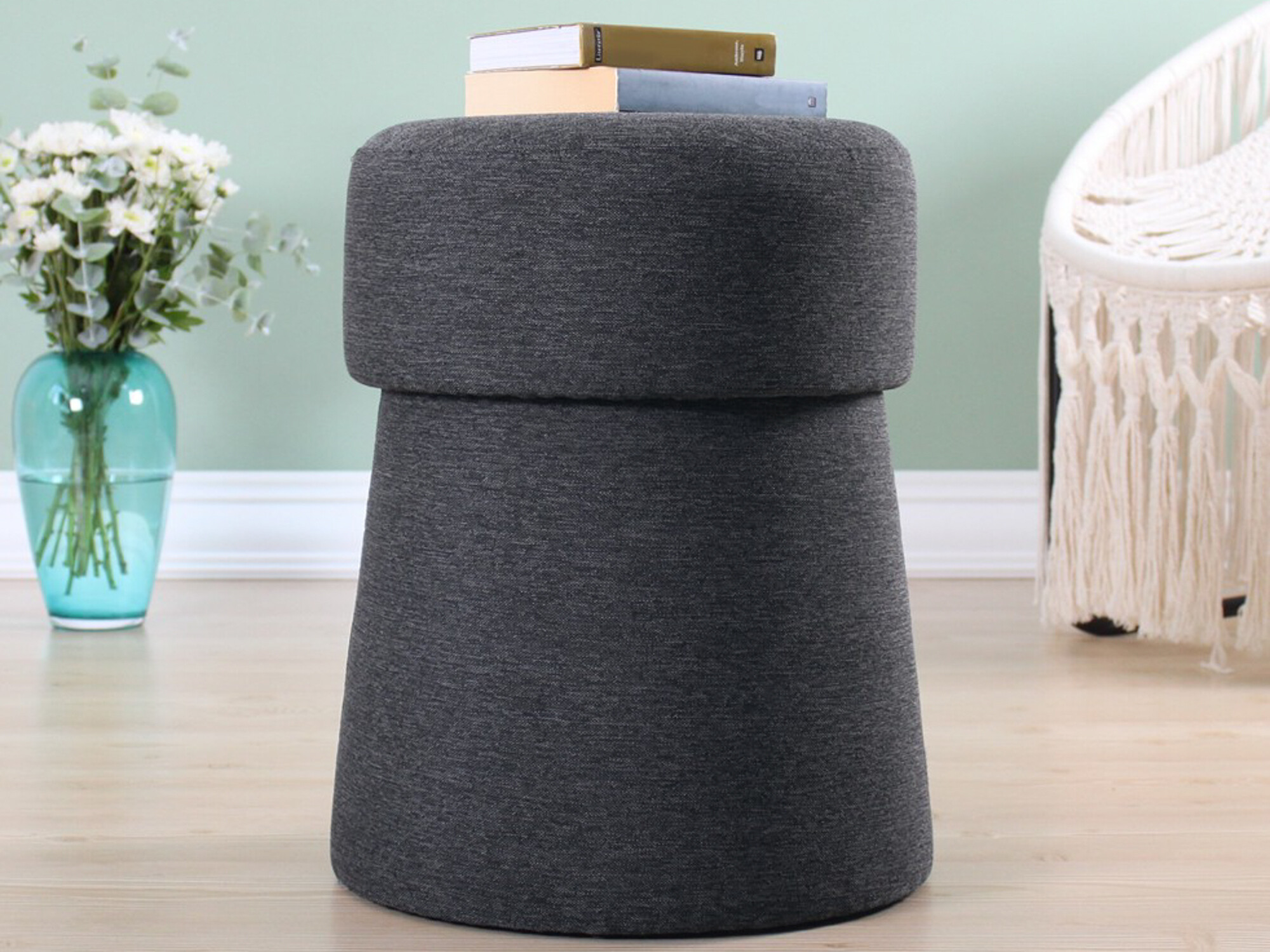 Pufs Altadena 482 (Tumši pelēks)