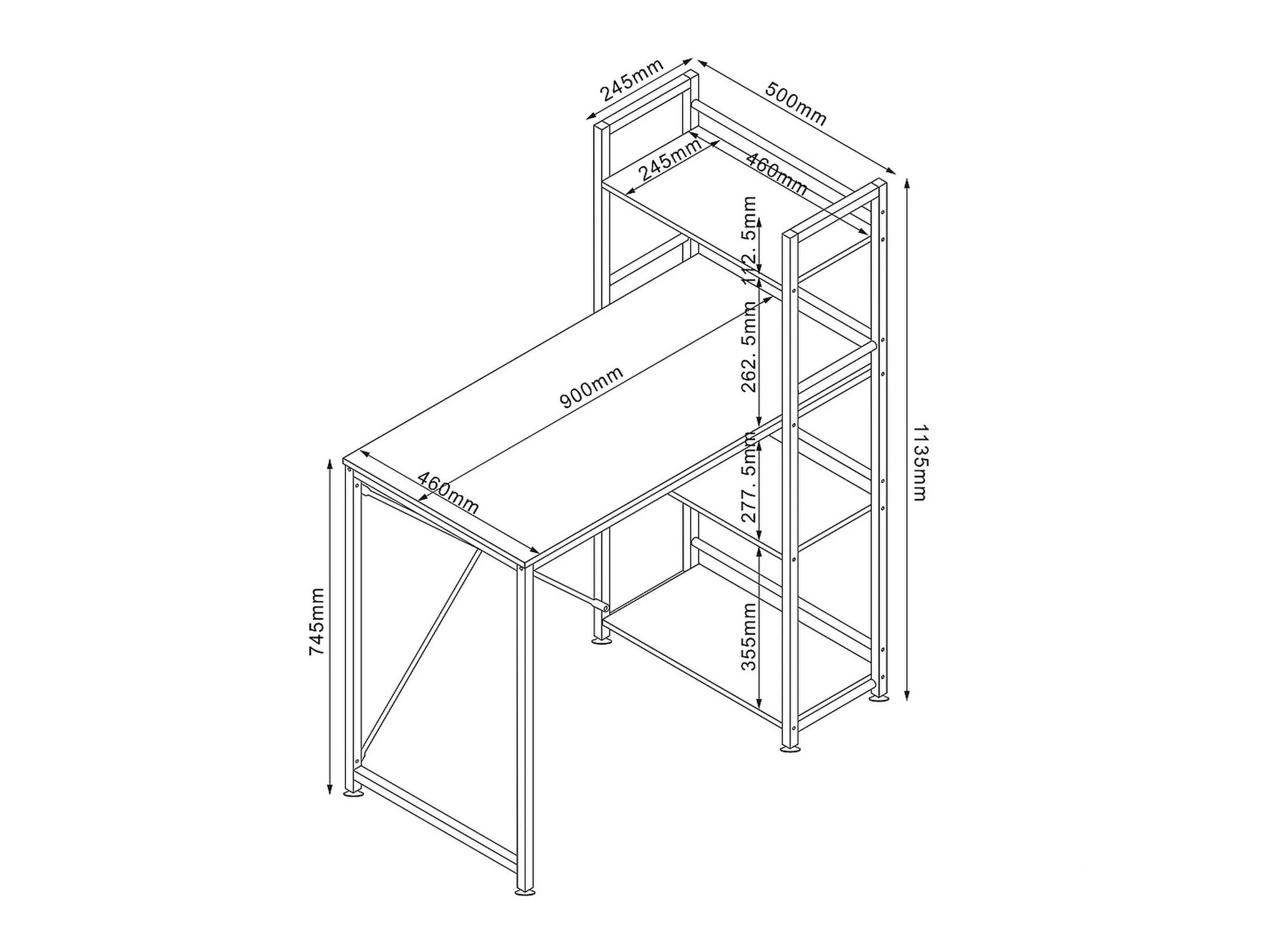 Письменный cтол Detroit 527