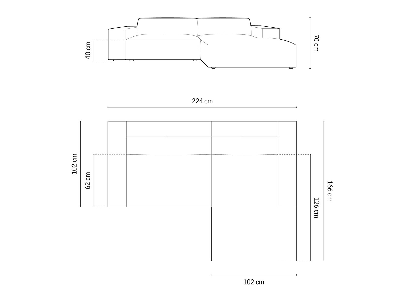 Stūra dīvāns Lomcalu 101 (Megan 357)