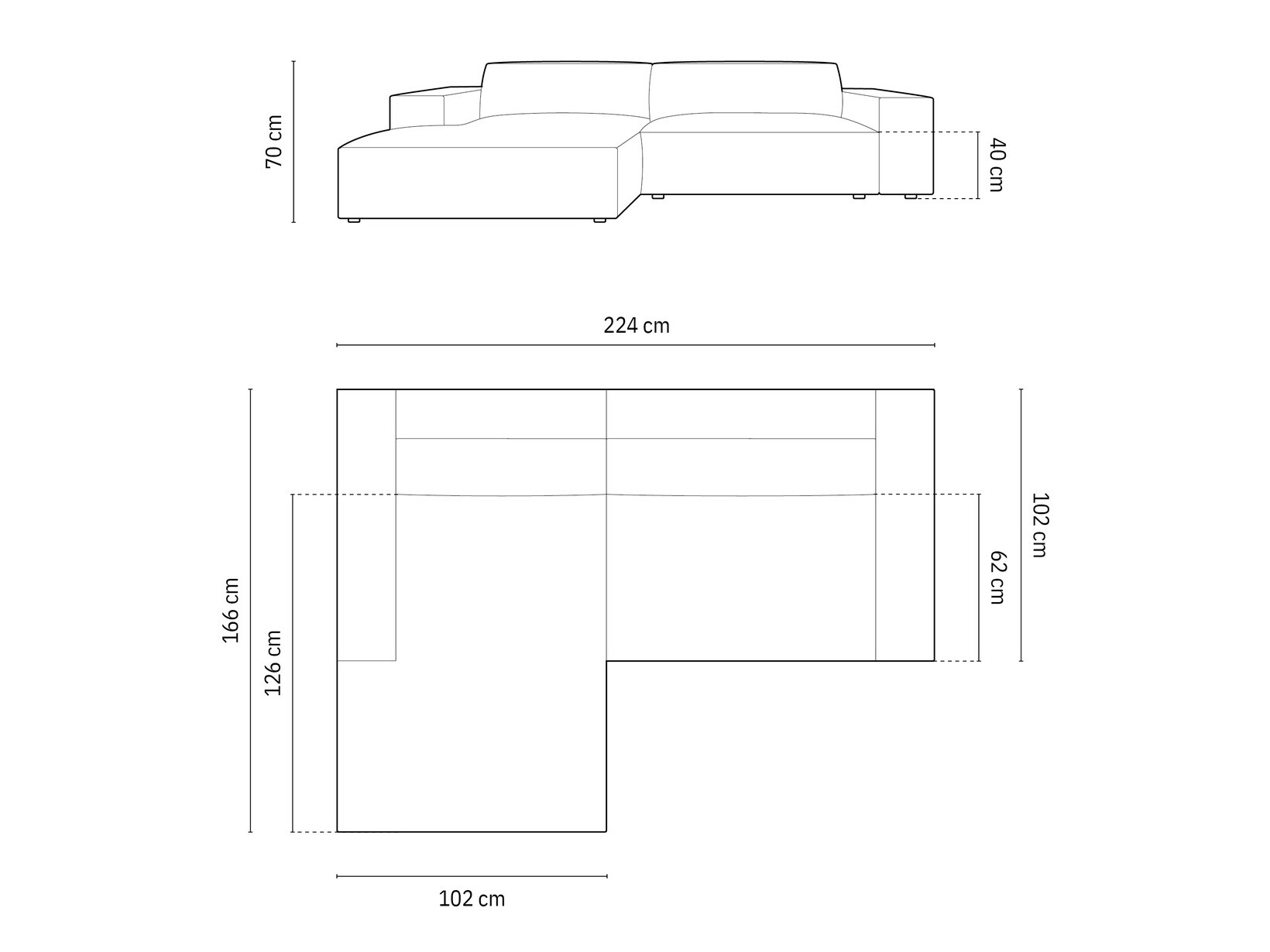 Stūra dīvāns Lomcalu 101 (Megan 361)